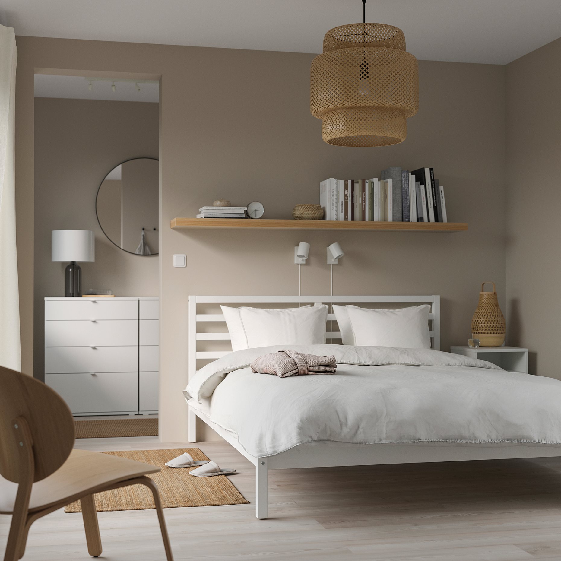 TARVA, bed frame, 160x200 cm, 595.539.42