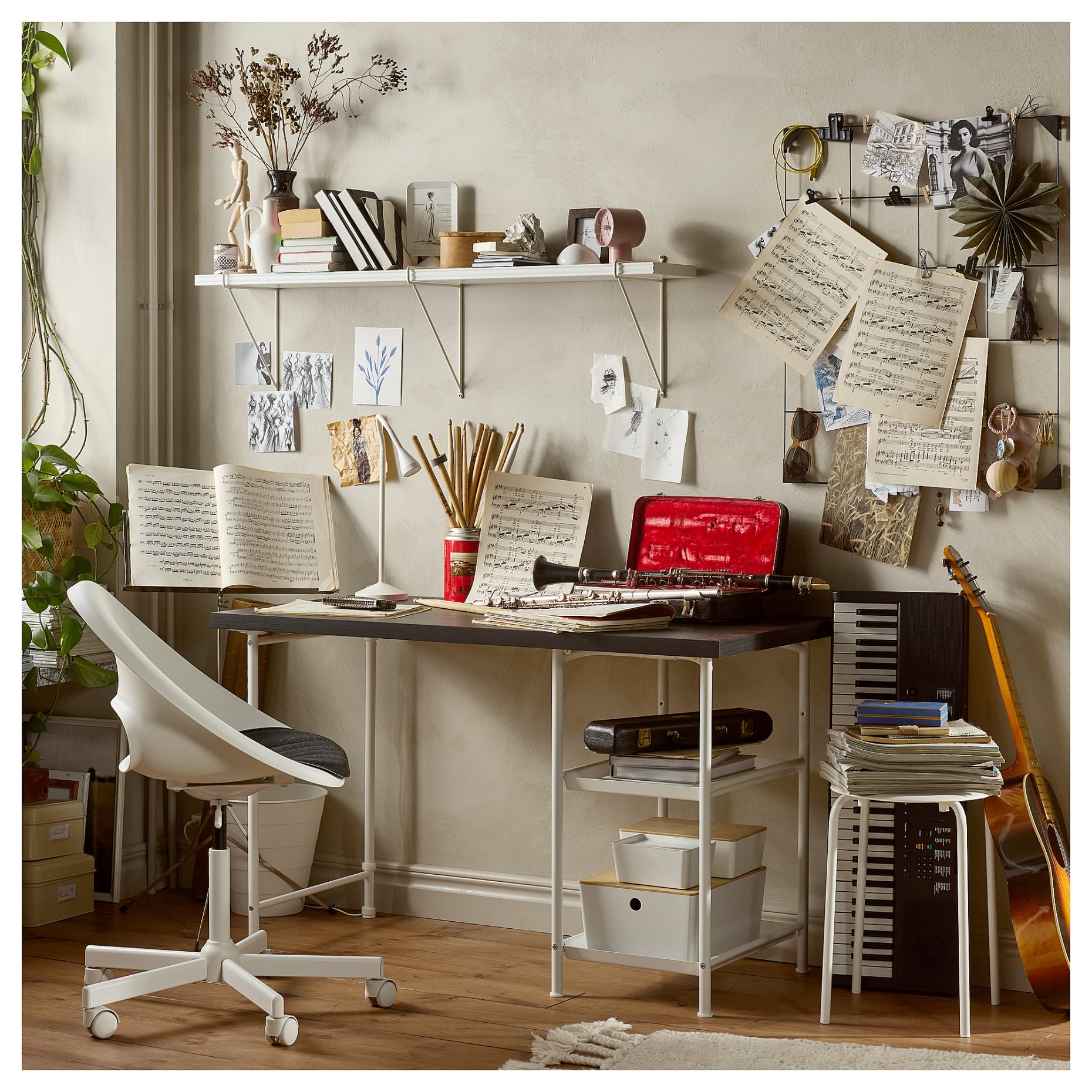 LAGKAPTEN/SPAND, desk, 120x60 cm, 595.636.20