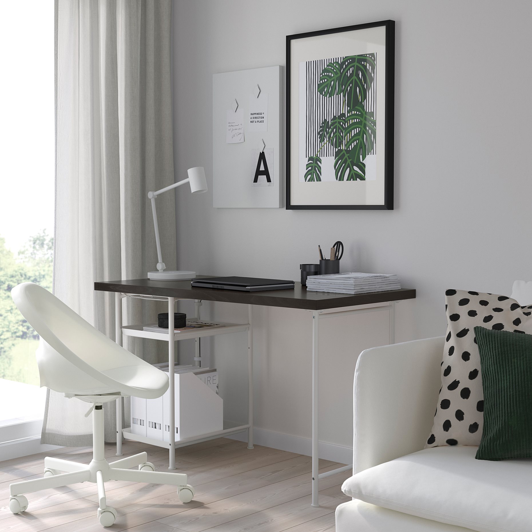 LAGKAPTEN/SPAND, desk, 120x60 cm, 595.636.20