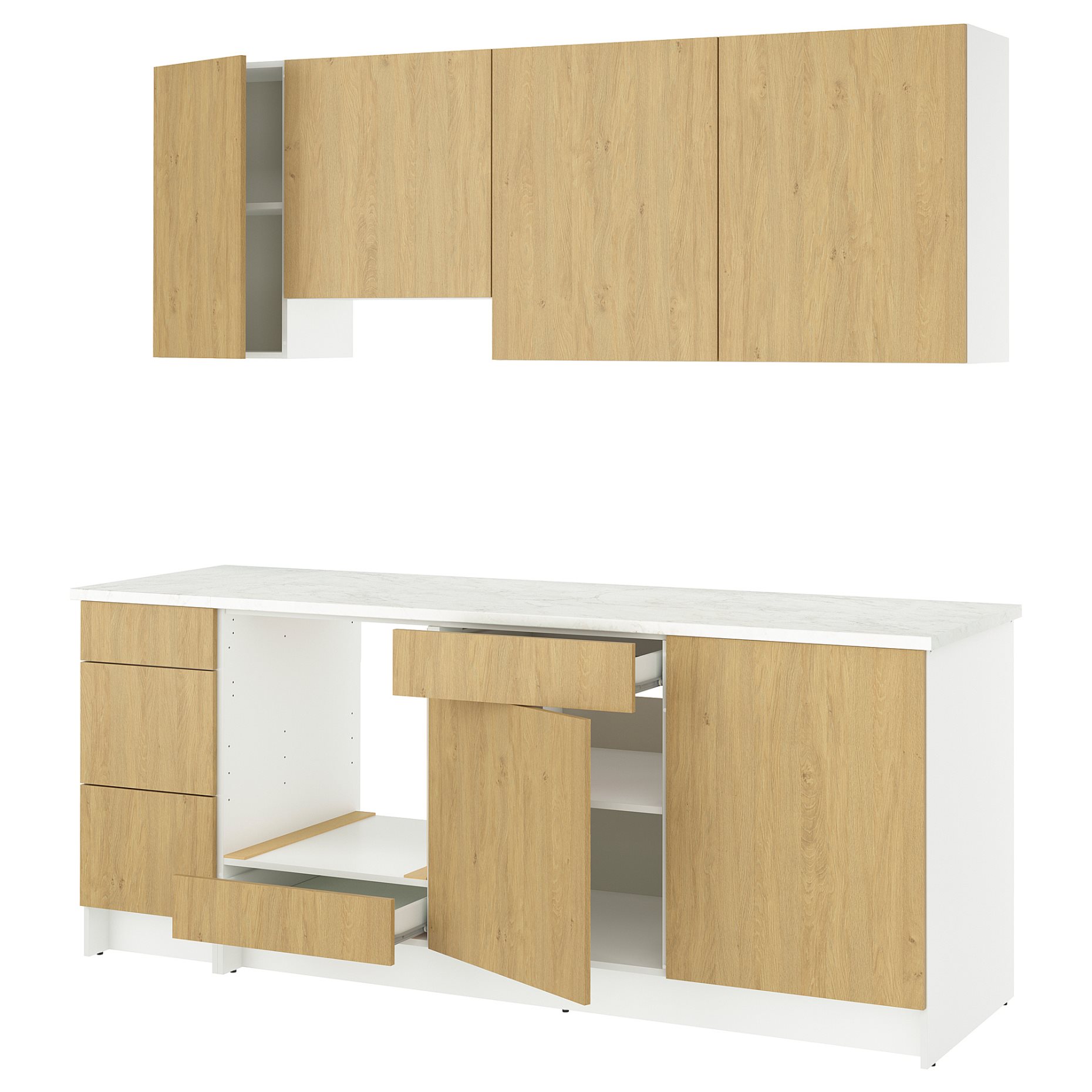 KNOXHULT, kitchen, 220x61x220 cm, 595.811.29