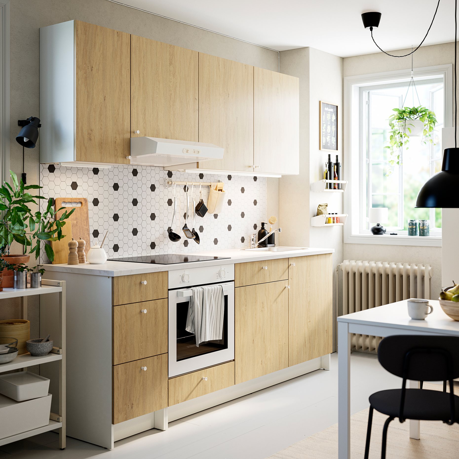 KNOXHULT, kitchen, 220x61x220 cm, 595.811.29
