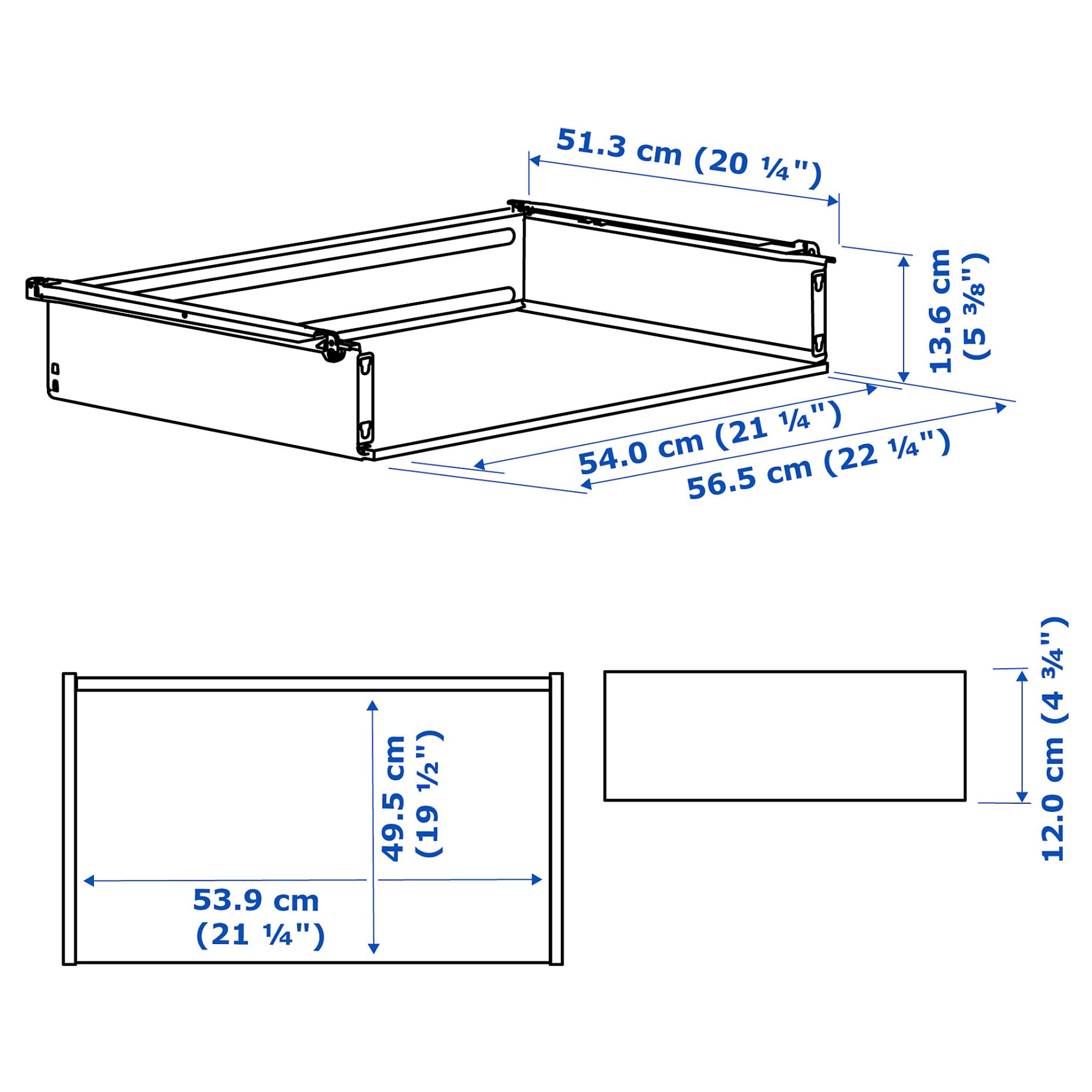 HJÄLPA, drawer without front, 603.309.79