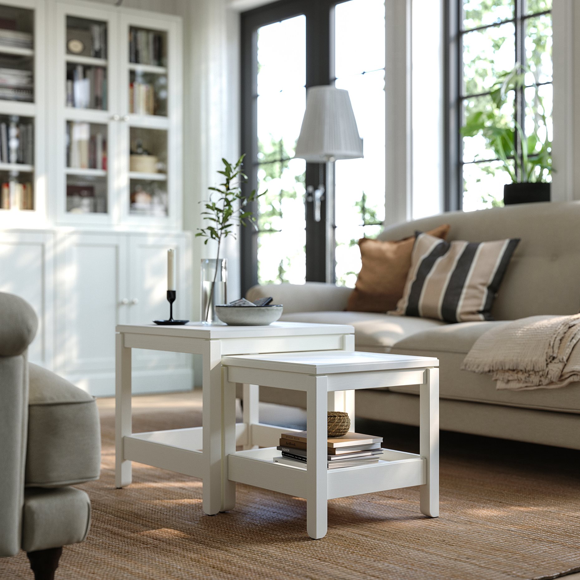 HAVSTA, nest of tables, set of 2, 604.042.01