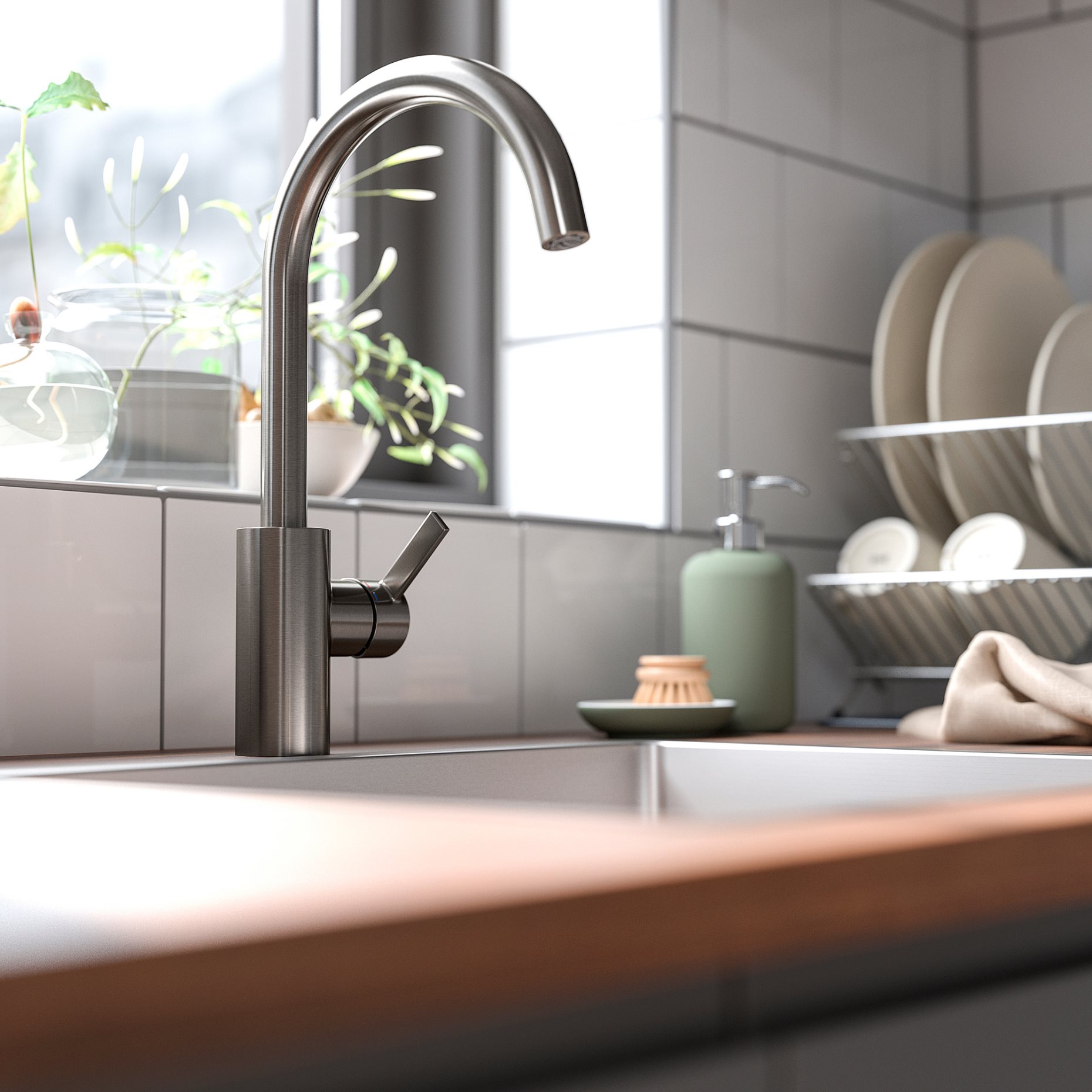 DELSJÖN, kitchen mixer tap, 604.887.81