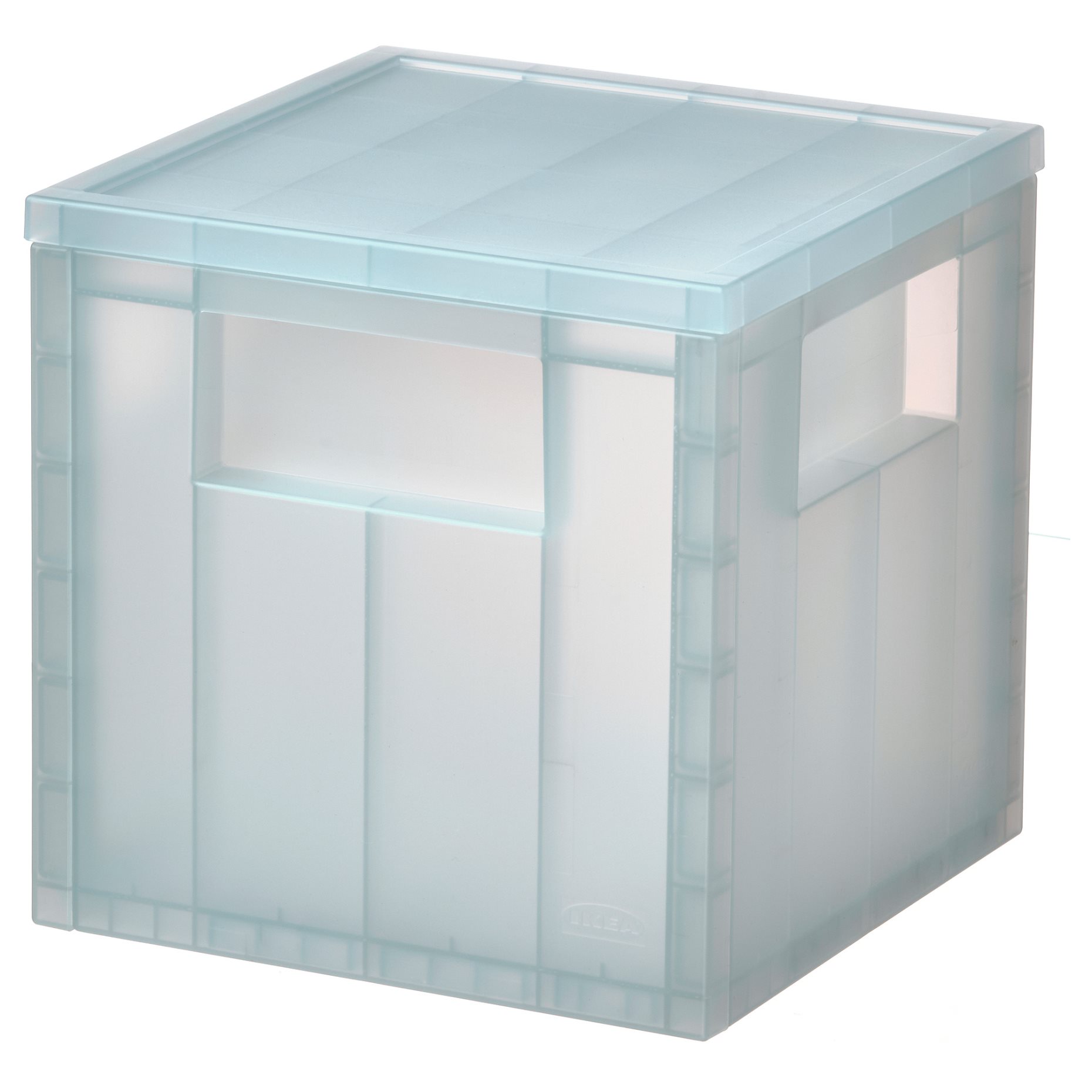 PANSARTAX, storage box with lid, 16.5x16.5x16.5 cm, 605.150.20