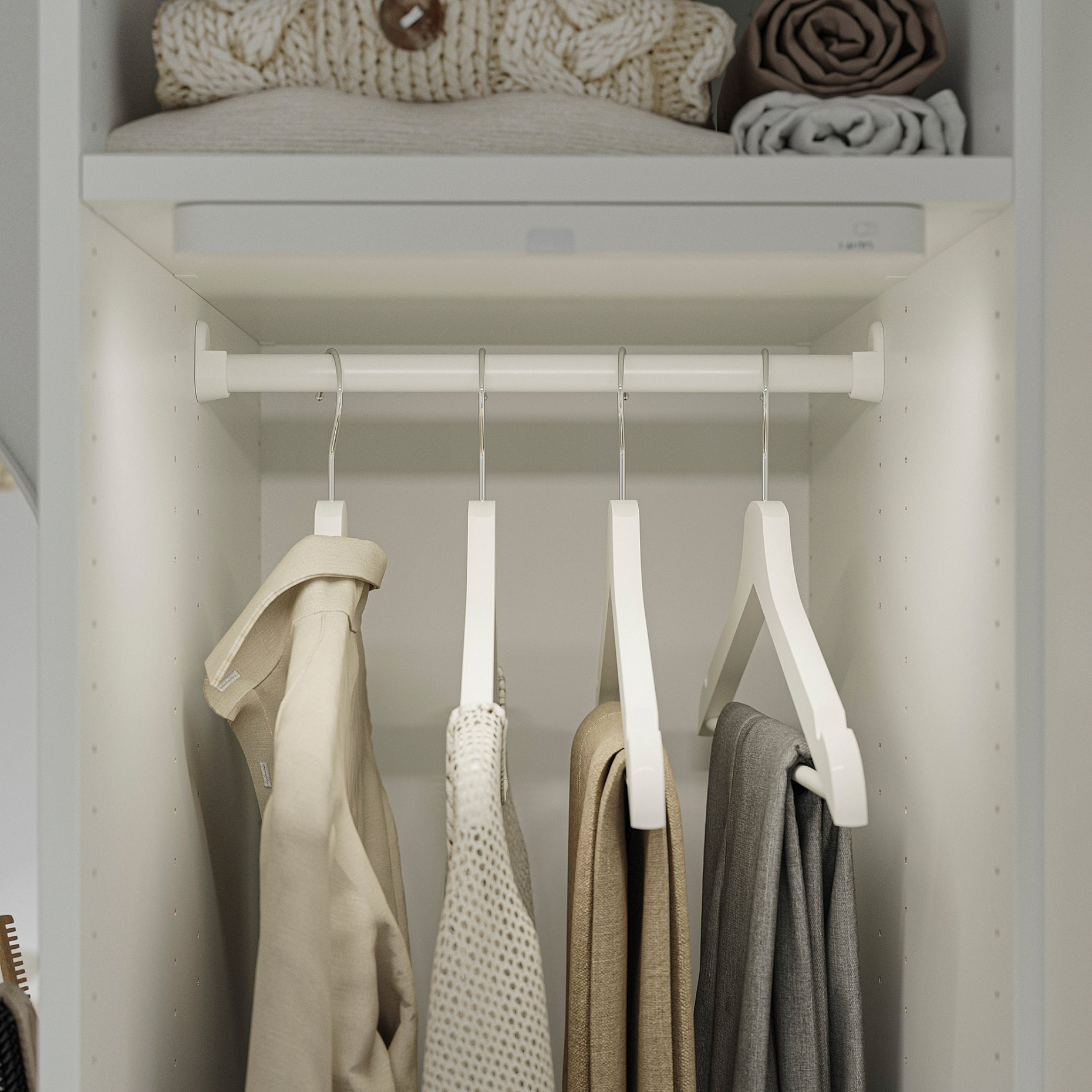 KOLVATTEN, lighting with built-in LED light source with sensor/battery-operated, 30 cm, 605.224.88