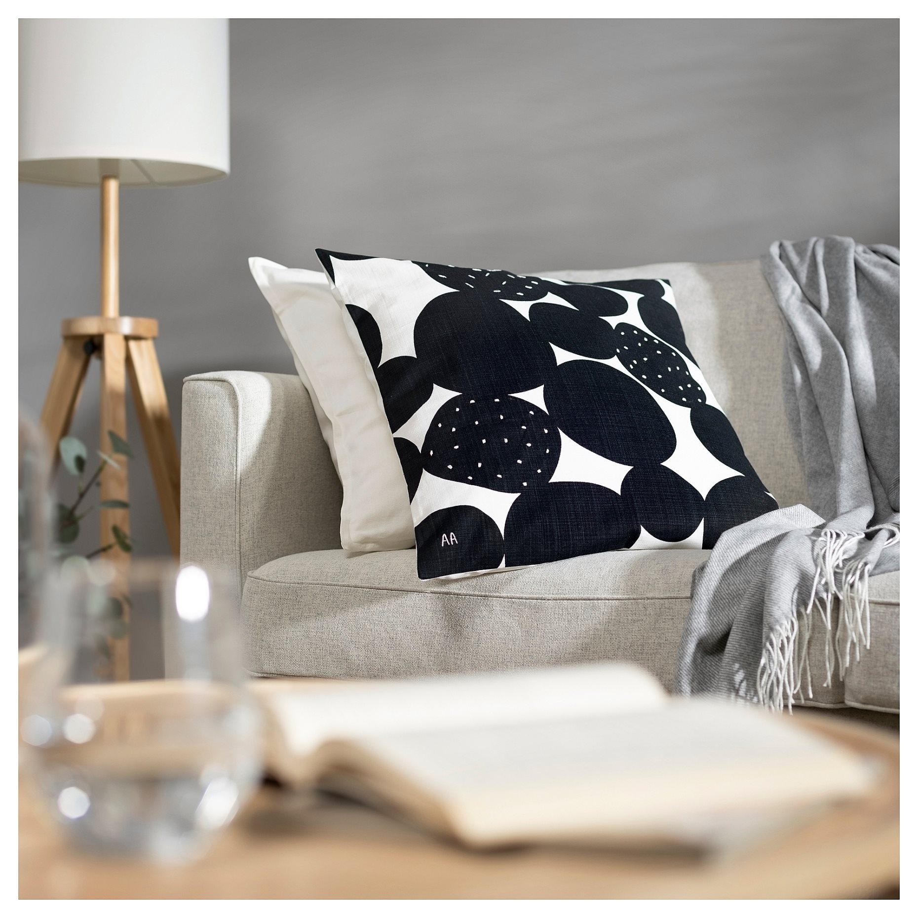 SANDSENAP, cushion cover/handmade, 50x50 cm, 605.278.86