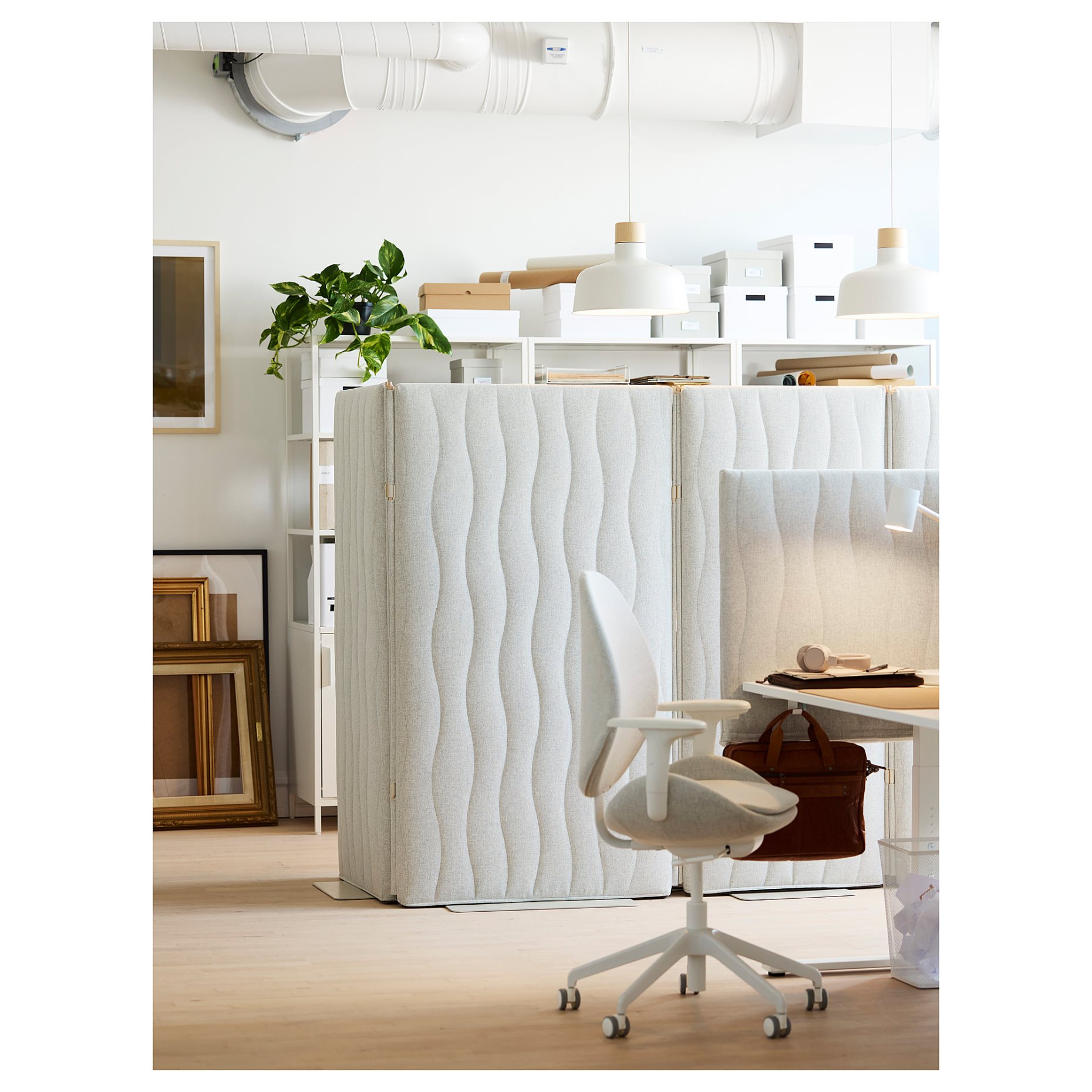 MITTZON, acoustic screen/floor standing, 90x157 cm, 605.282.06