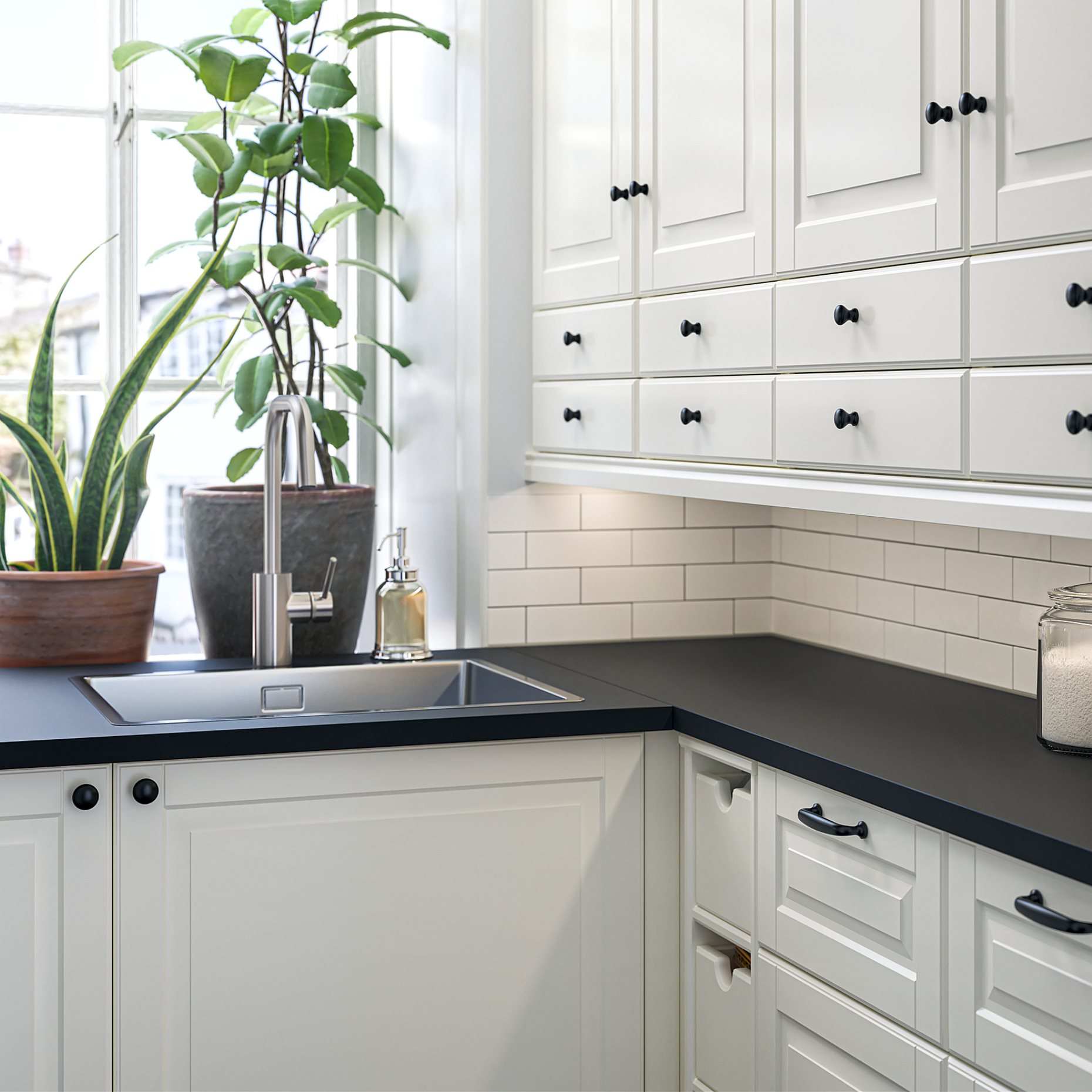 MITTLED, kitchen worktop lighting strip with built-in LED light source/dimmable, 60 cm, 605.285.84