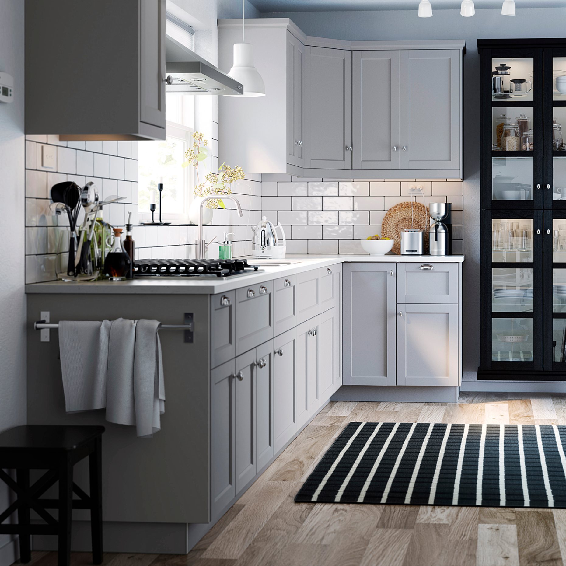 MITTLED, kitchen worktop lighting strip with built-in LED light source/dimmable, 60 cm, 605.285.84