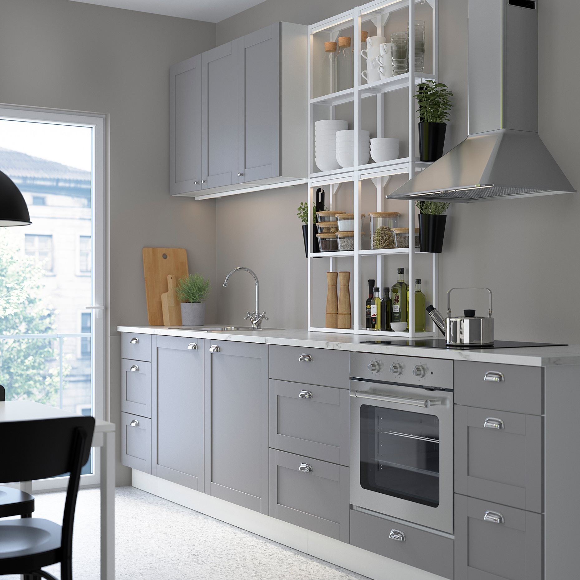 SKYDRAG, worktop/wardrobe strip with built-in LED light source with sensor/dimmable, 80 cm, 605.293.76