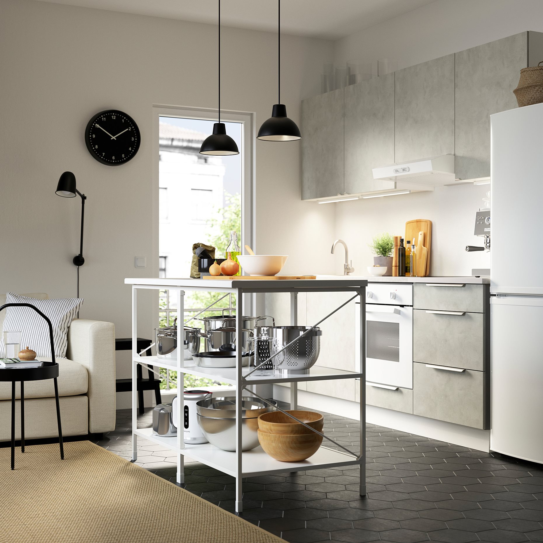 SKYDRAG, worktop/wardrobe strip with built-in LED light source with sensor/dimmable, 80 cm, 605.293.76