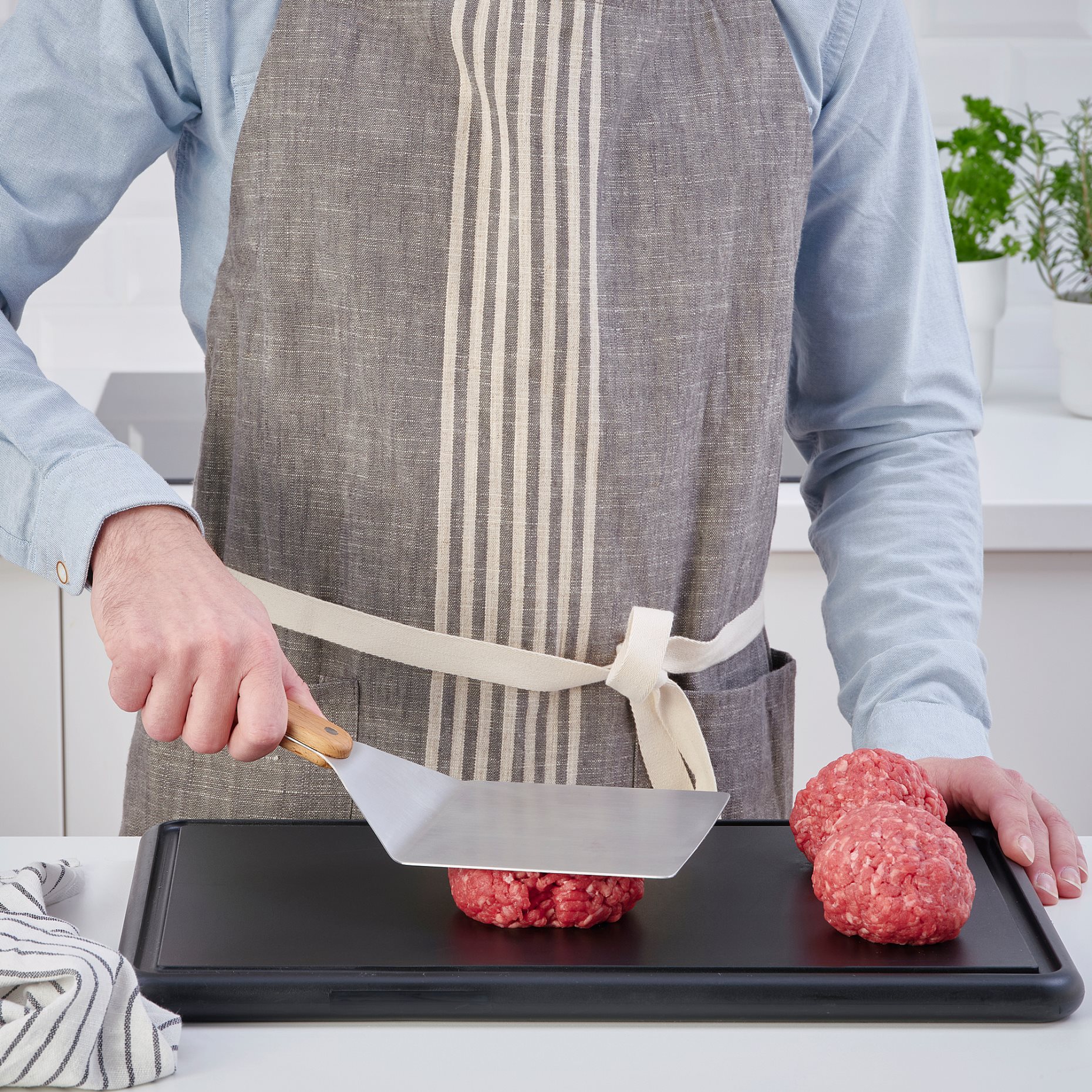 GRILLTIDER, σπάτουλα για μπιφτέκι, 30 cm, 605.647.27