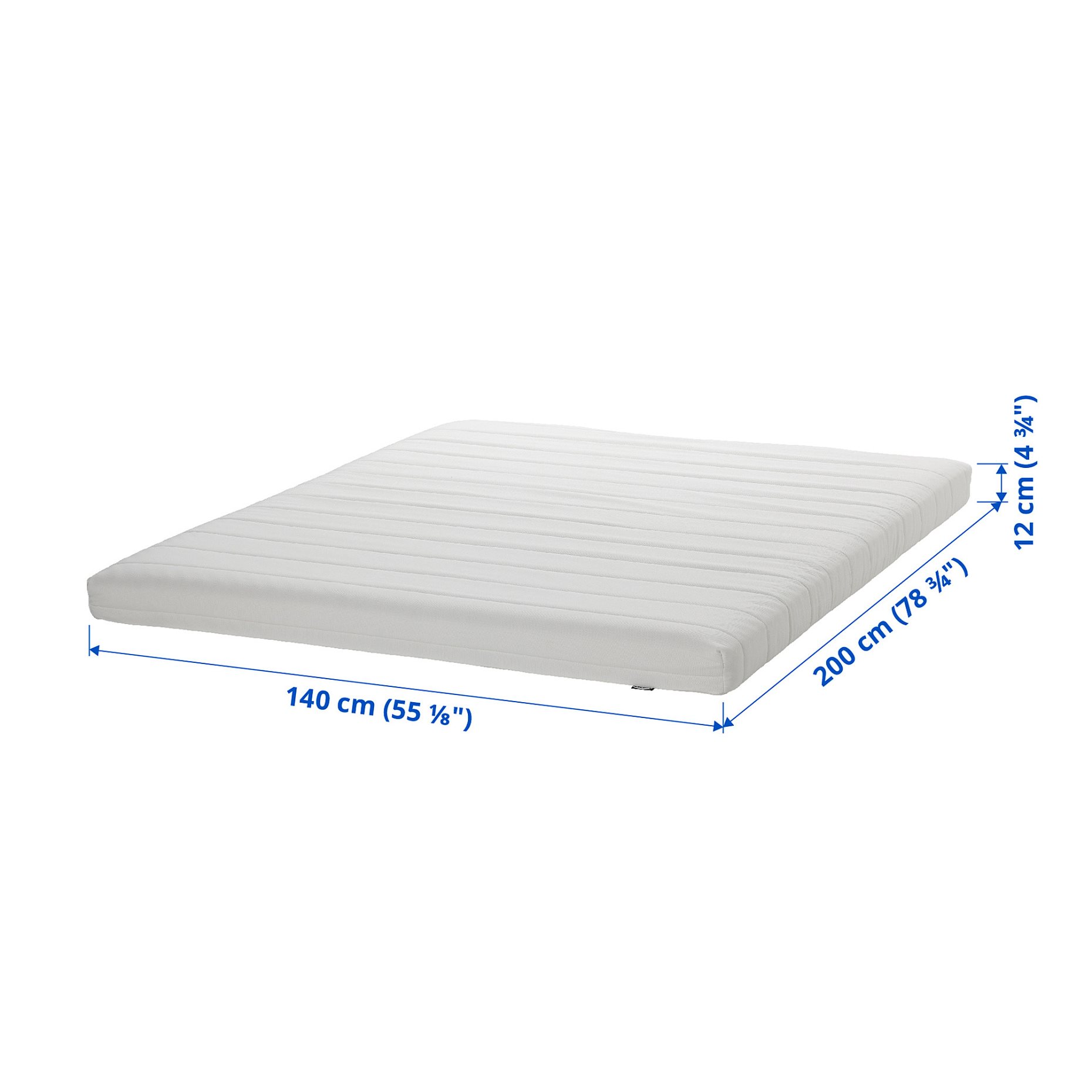 ÅFJÄLL, foam mattress/medium firm, 140x200 cm, 605.686.50