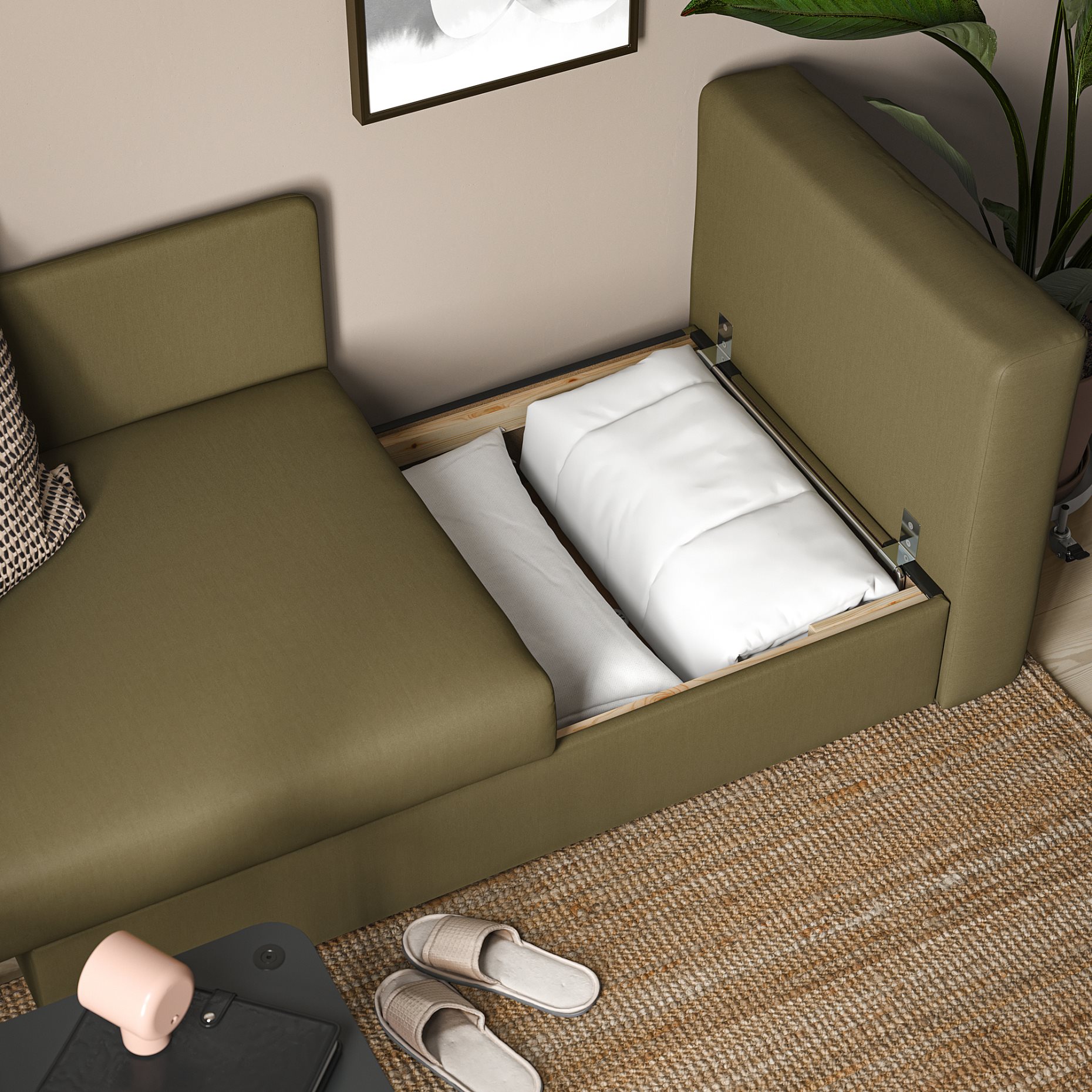 SKÖNABÄCK, 2-seat sofa-bed, 605.825.47