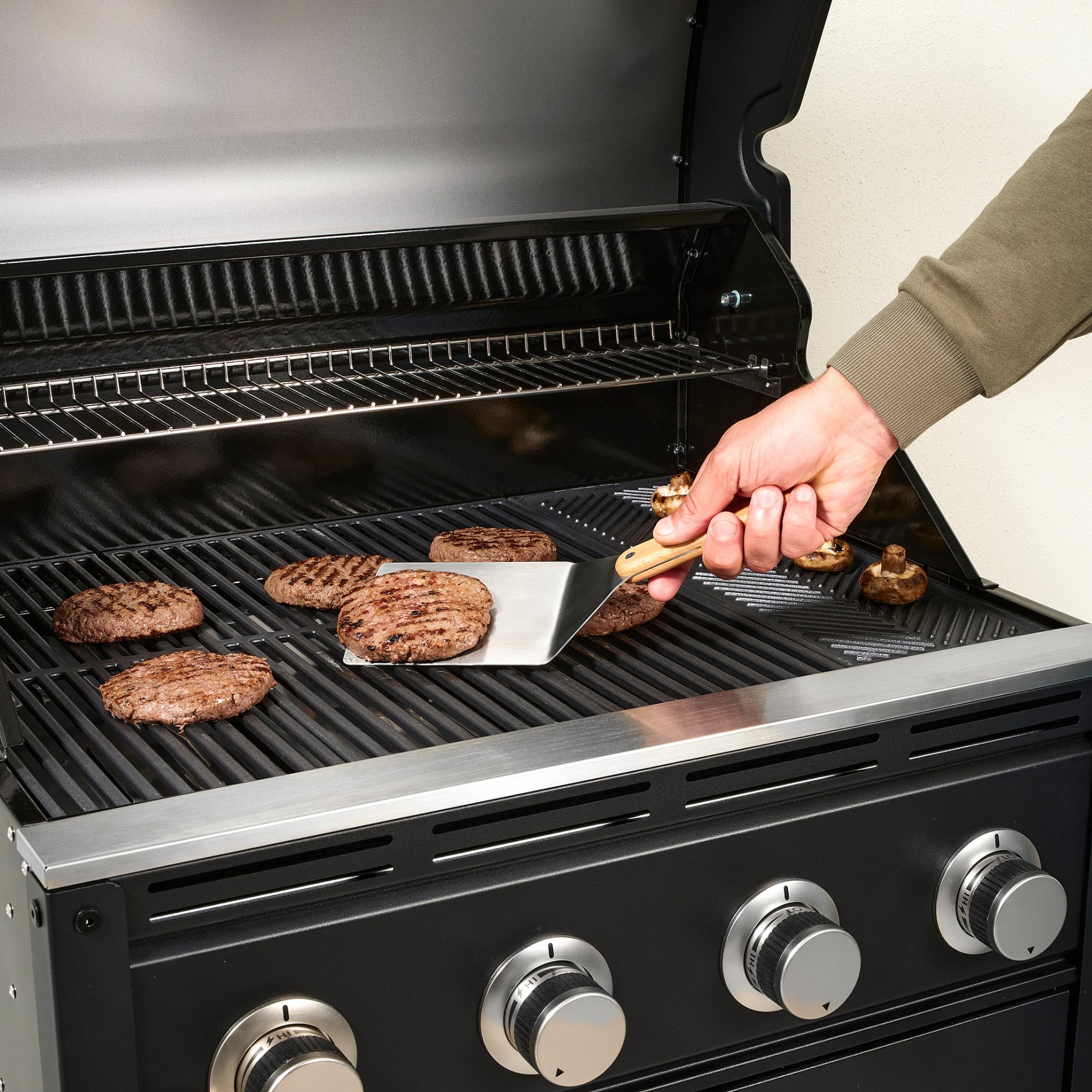 GRILLTIDER, hamburger turner, 30 cm, 605.908.68