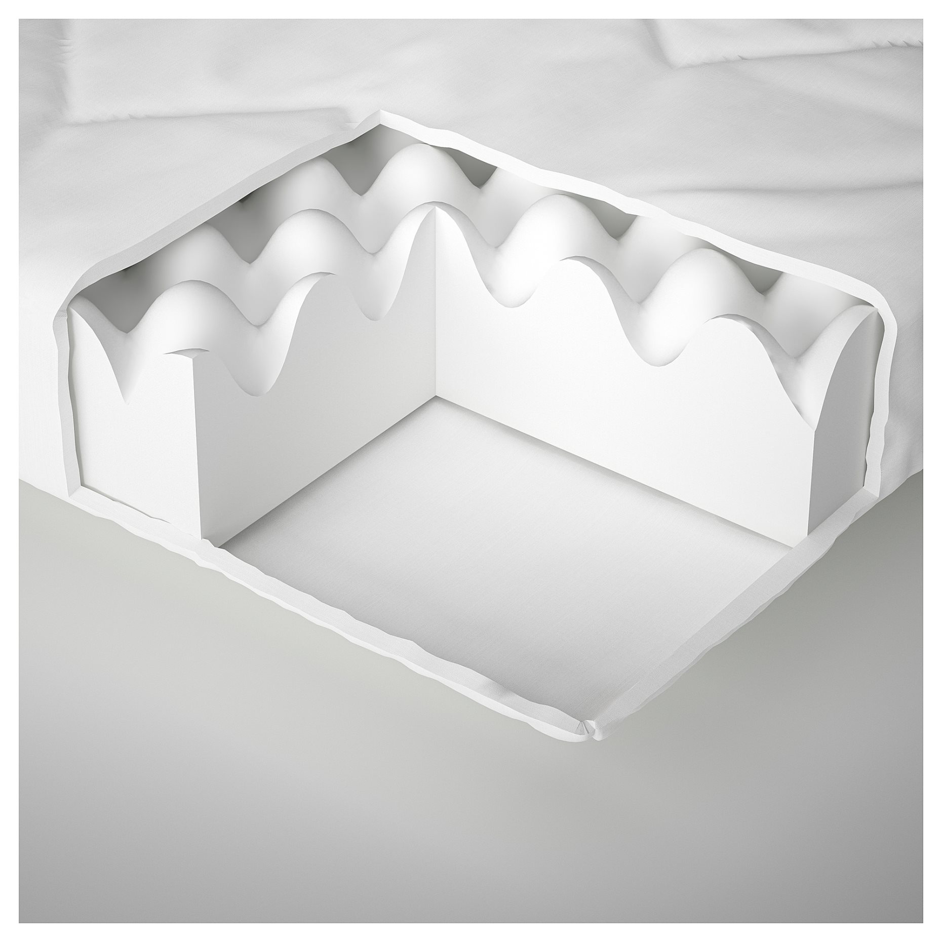VIMSIG, foam mattress for extendable bed, 80x200 cm, 605.937.44