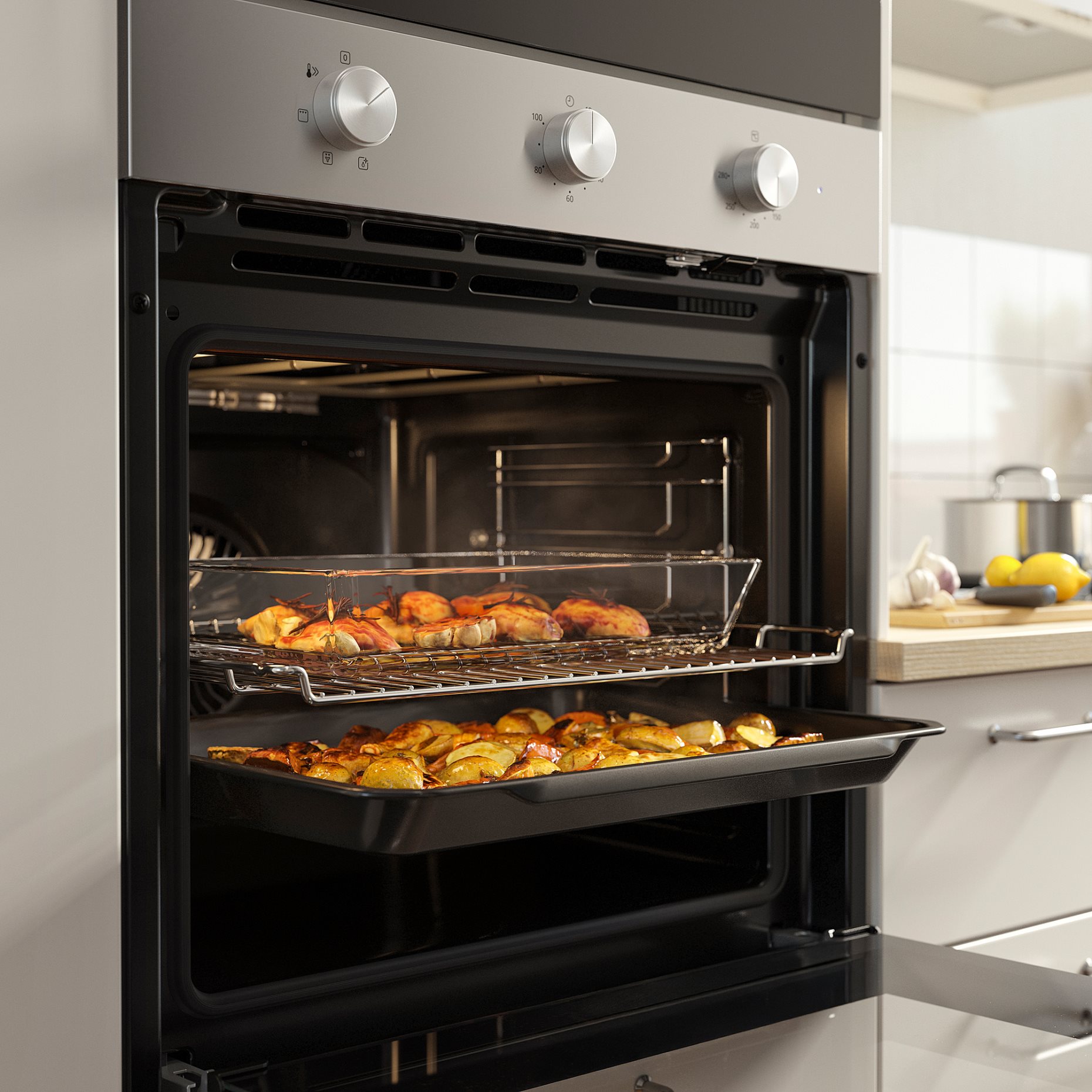 FRILLESBO, φούρνος με αέρα λειτουργία γκριλ/IKEA 300, 606.002.21