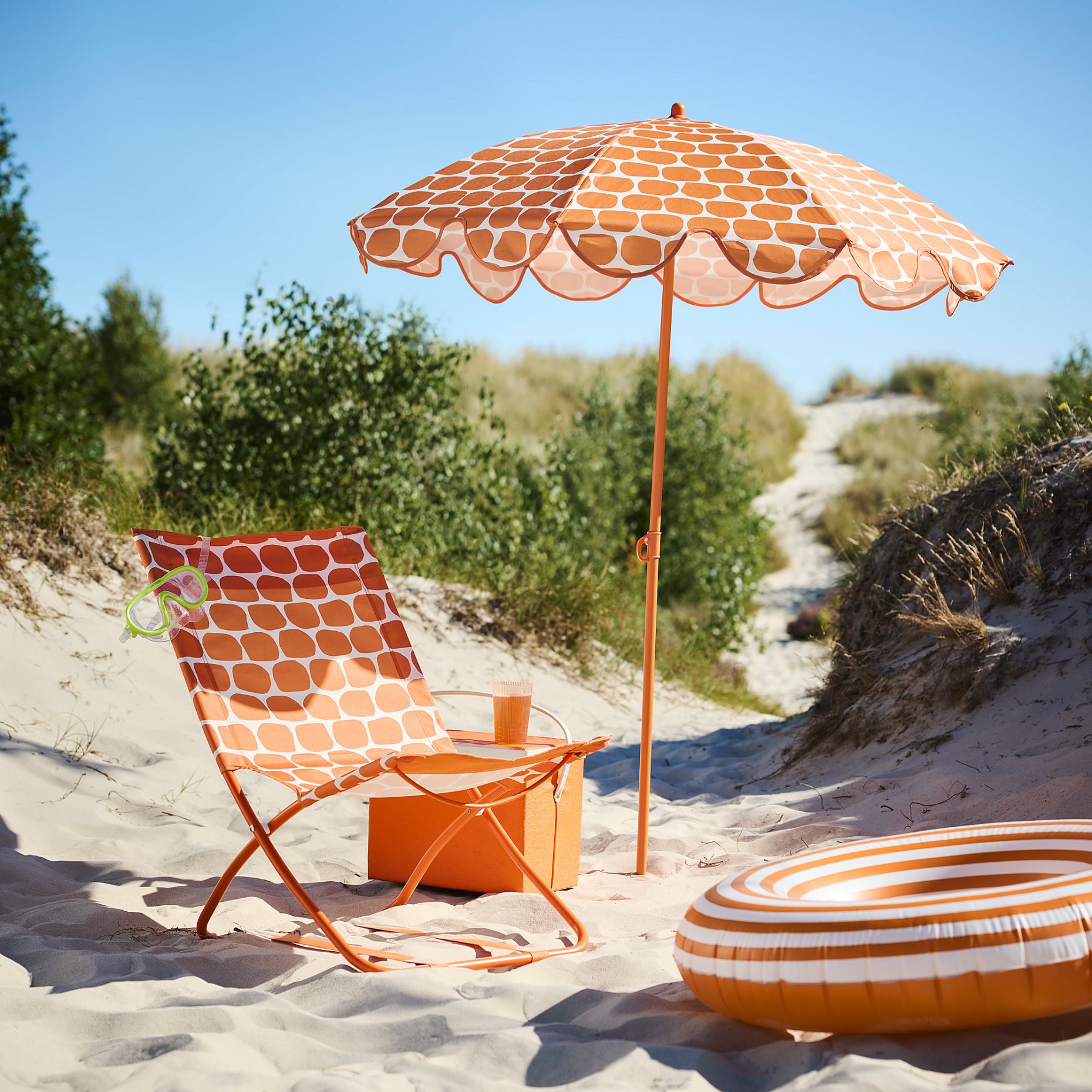 STRANDÖN, parasol, 140 cm, 606.004.62