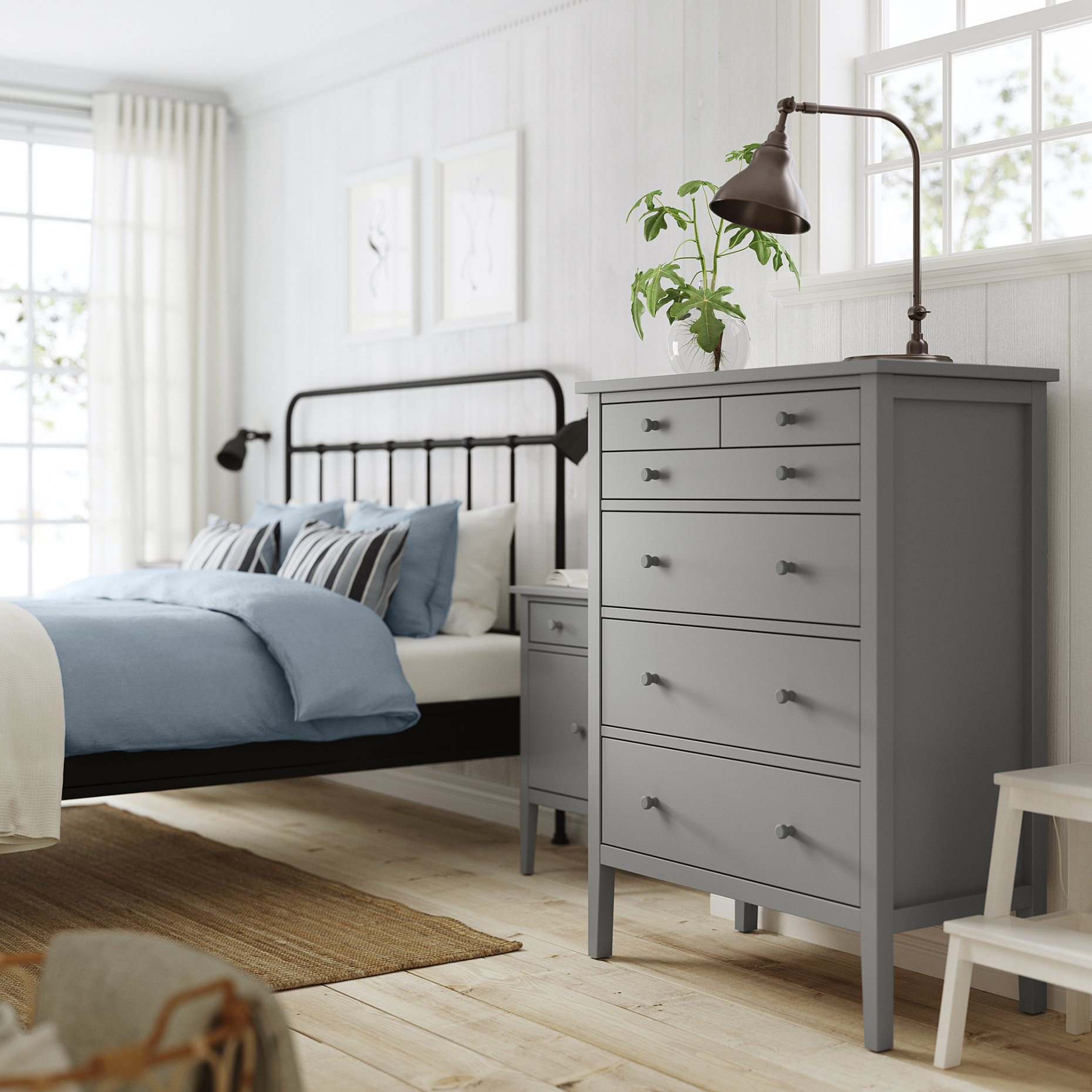 GULLABERG, chest of 6 drawers, 89x48x122 cm, 606.098.96