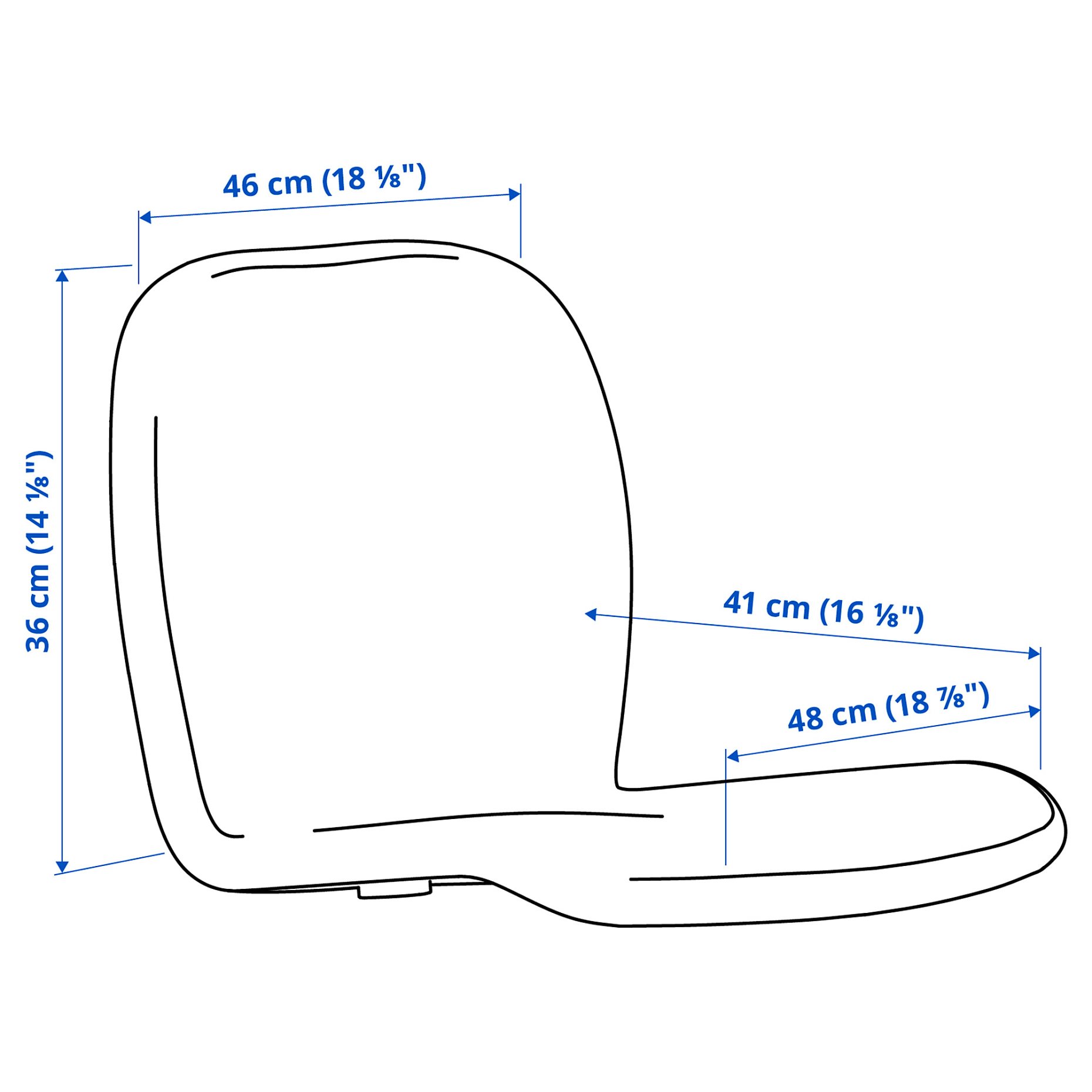 SKÅLSTA, seat shell, 606.117.62