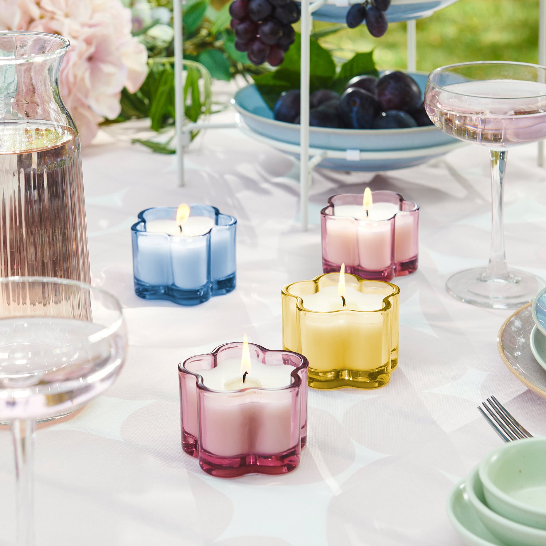 MORKULLA, scented candle in glass/Lilac , 22 hr, 606.195.98