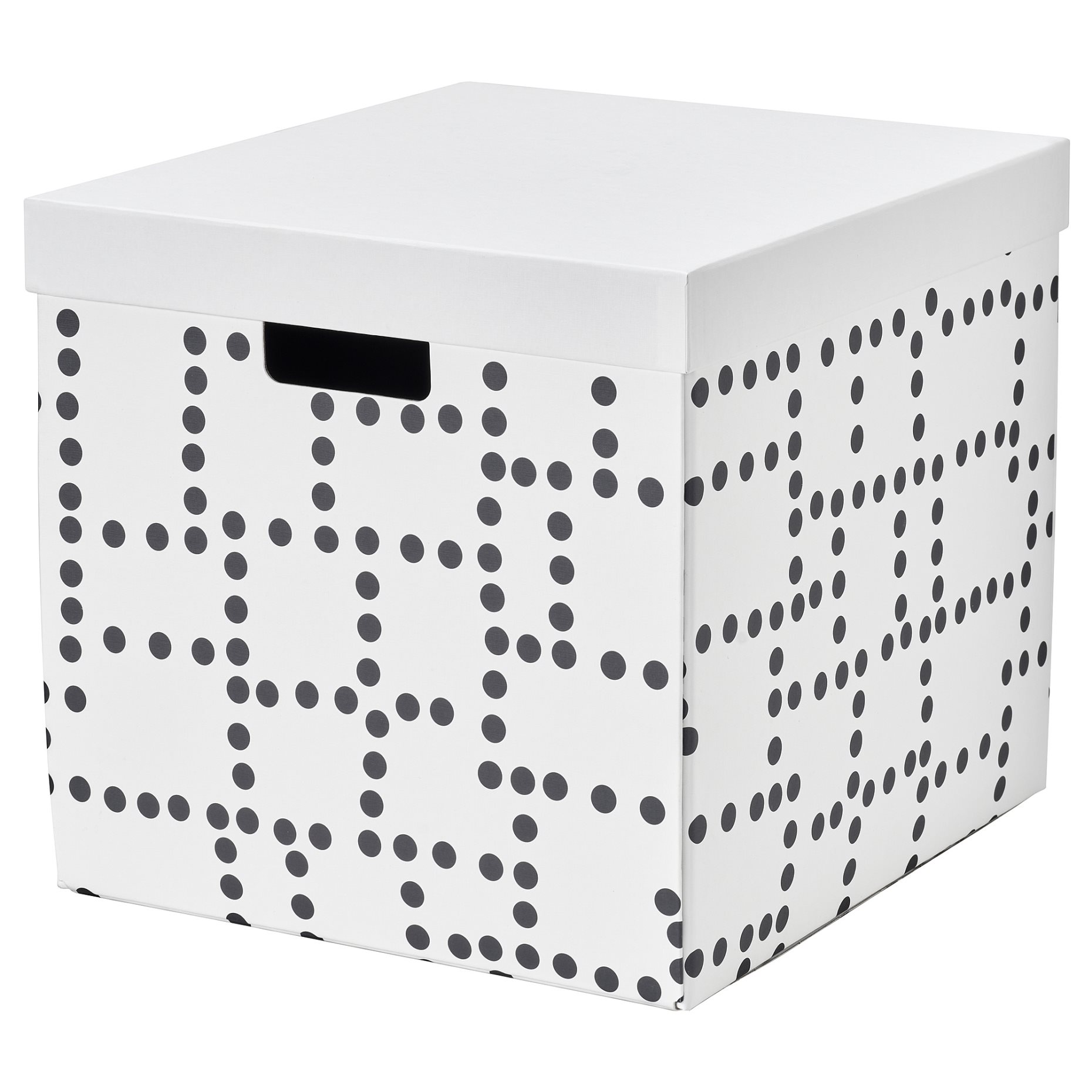 FJÄDERHARV, storage box with lid, 32x35x31 cm, 606.201.01