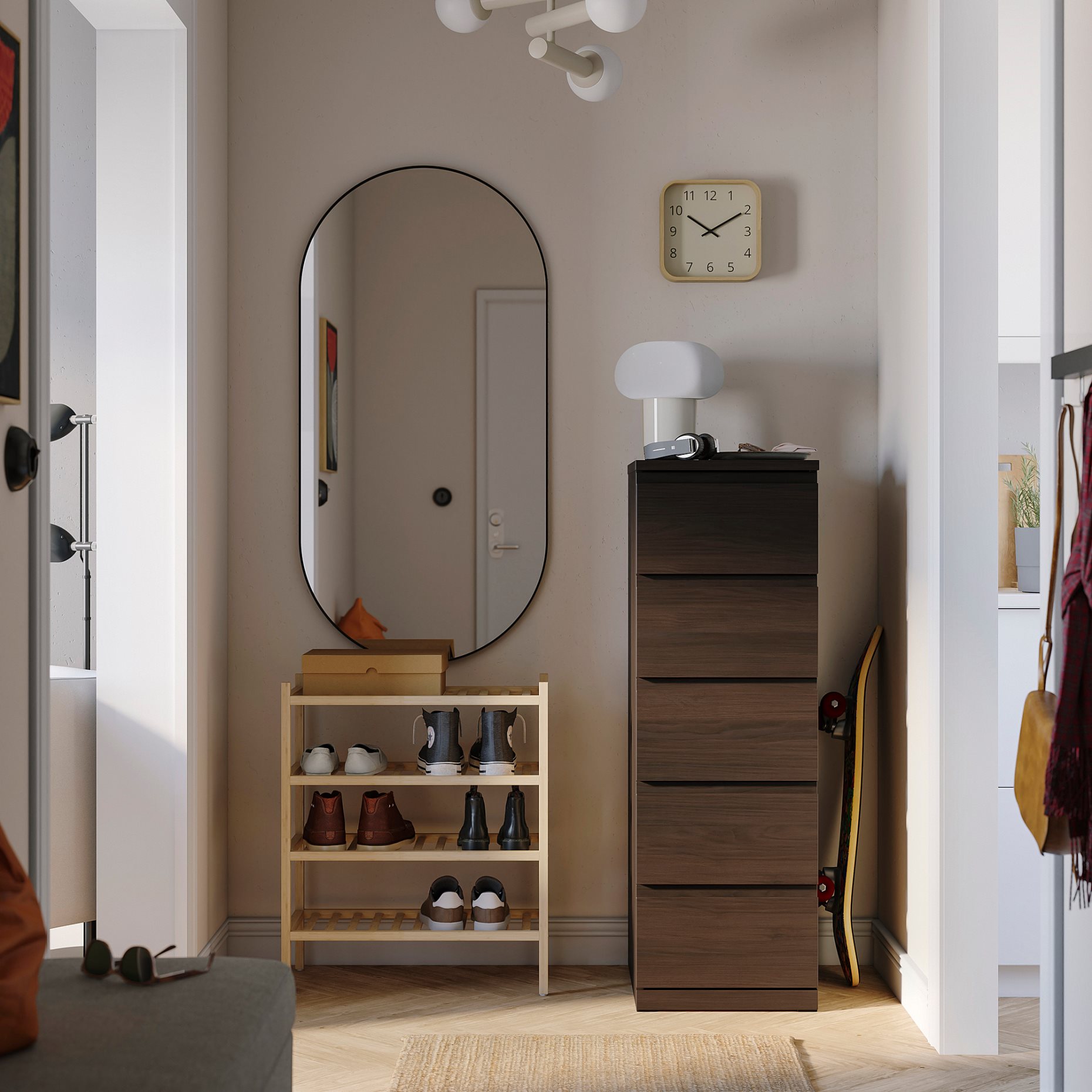 STORKLINTA, chest of 5 drawers, 40x50x120 cm, 606.275.55
