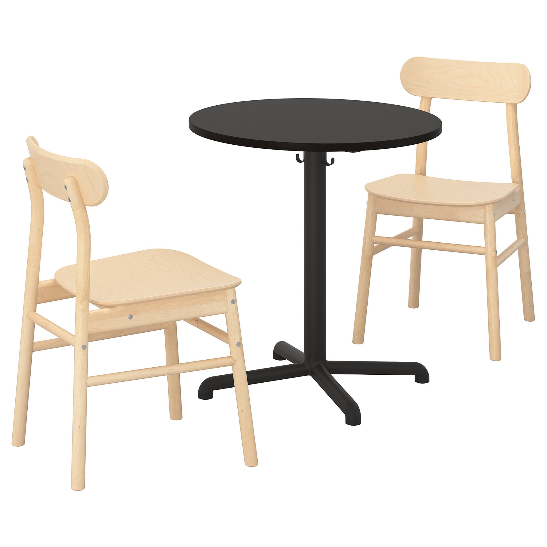 STENSELE/RONNINGE, table and 2 chairs,  70 cm, 692.971.26