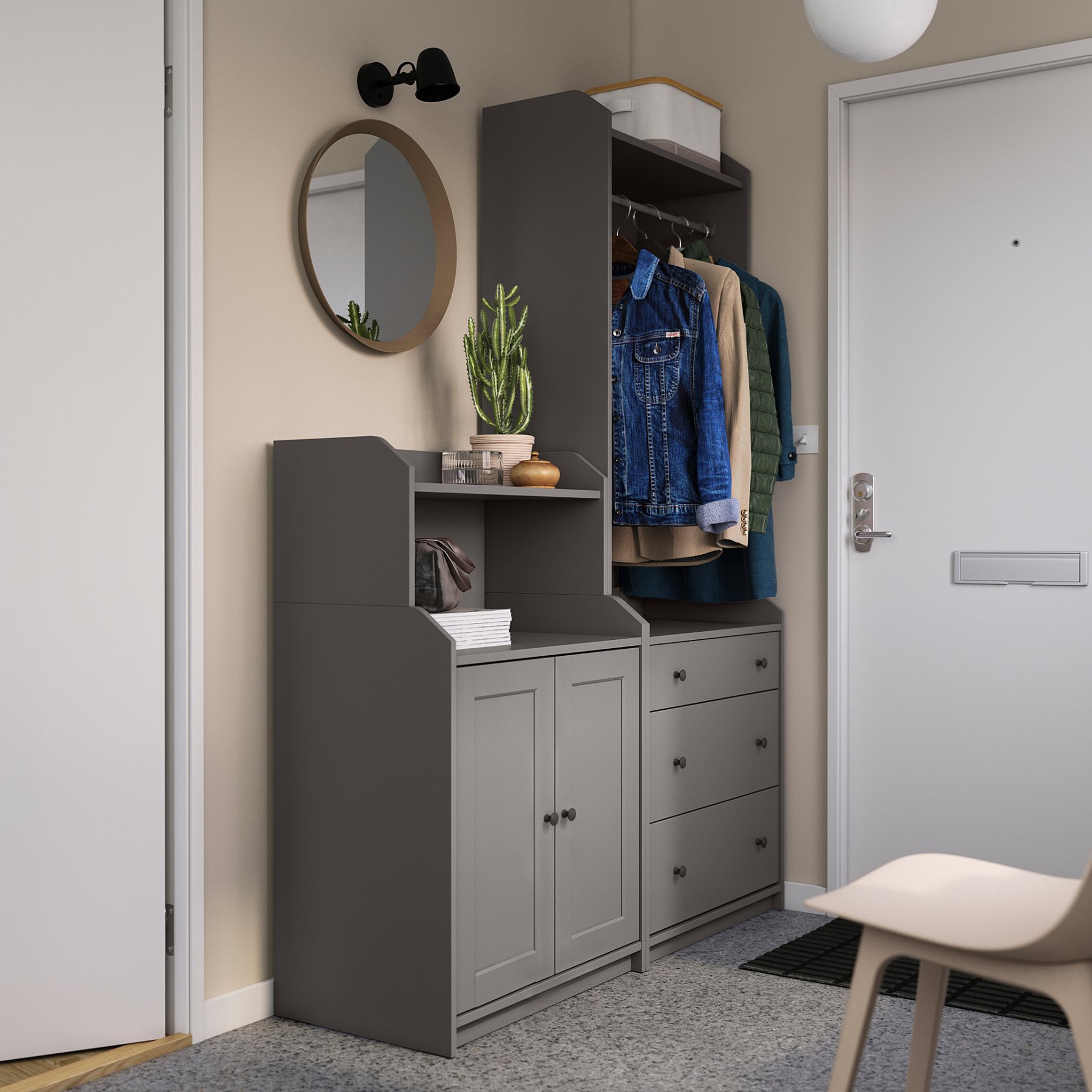 HAUGA, storage combination, 693.886.35