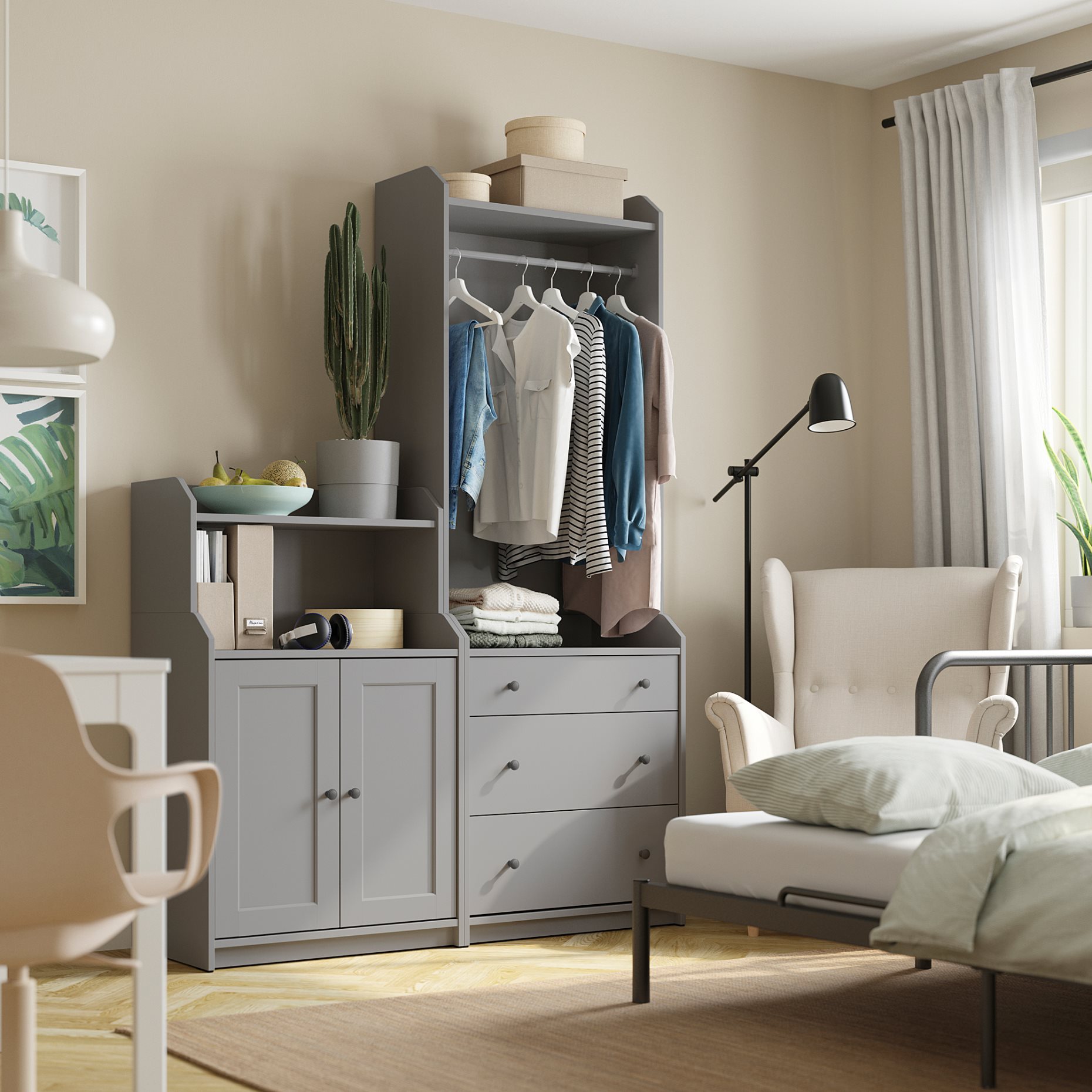 HAUGA, storage combination, 693.886.35