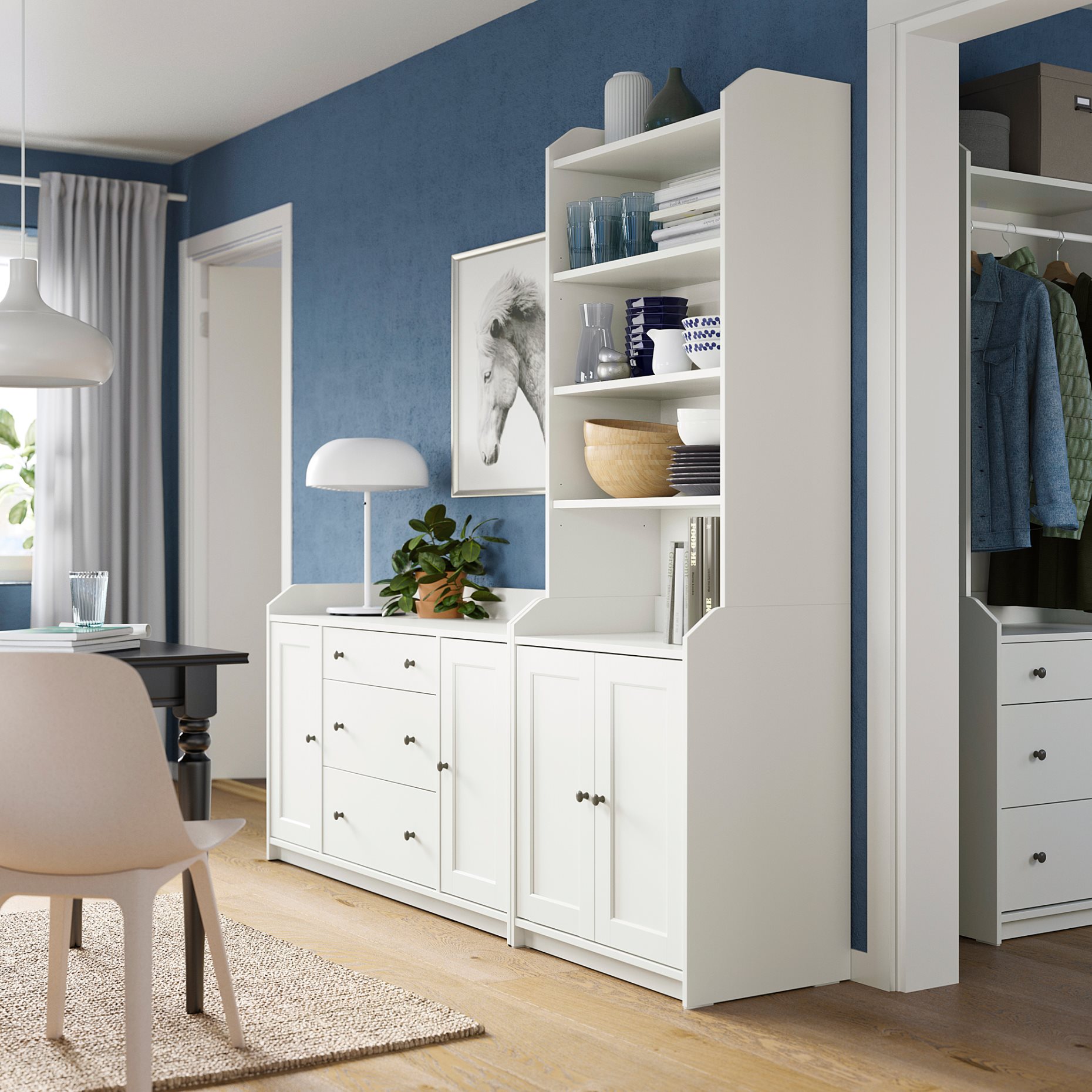HAUGA, storage combination, 693.886.40