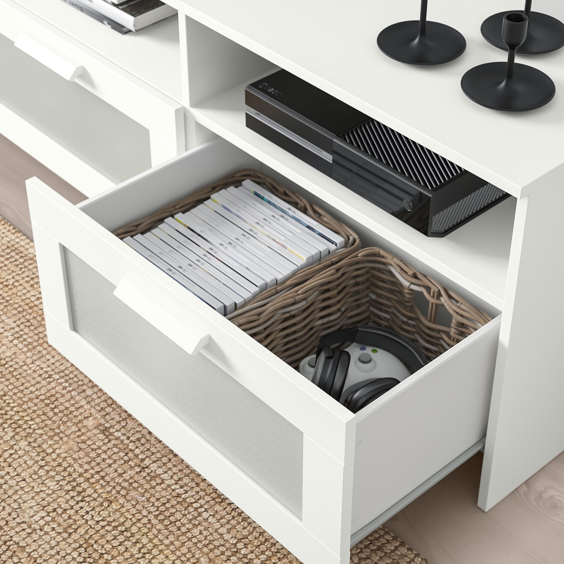 BILLY/BRIMNES, TV storage combination, 340x41x202 cm, 693.986.20