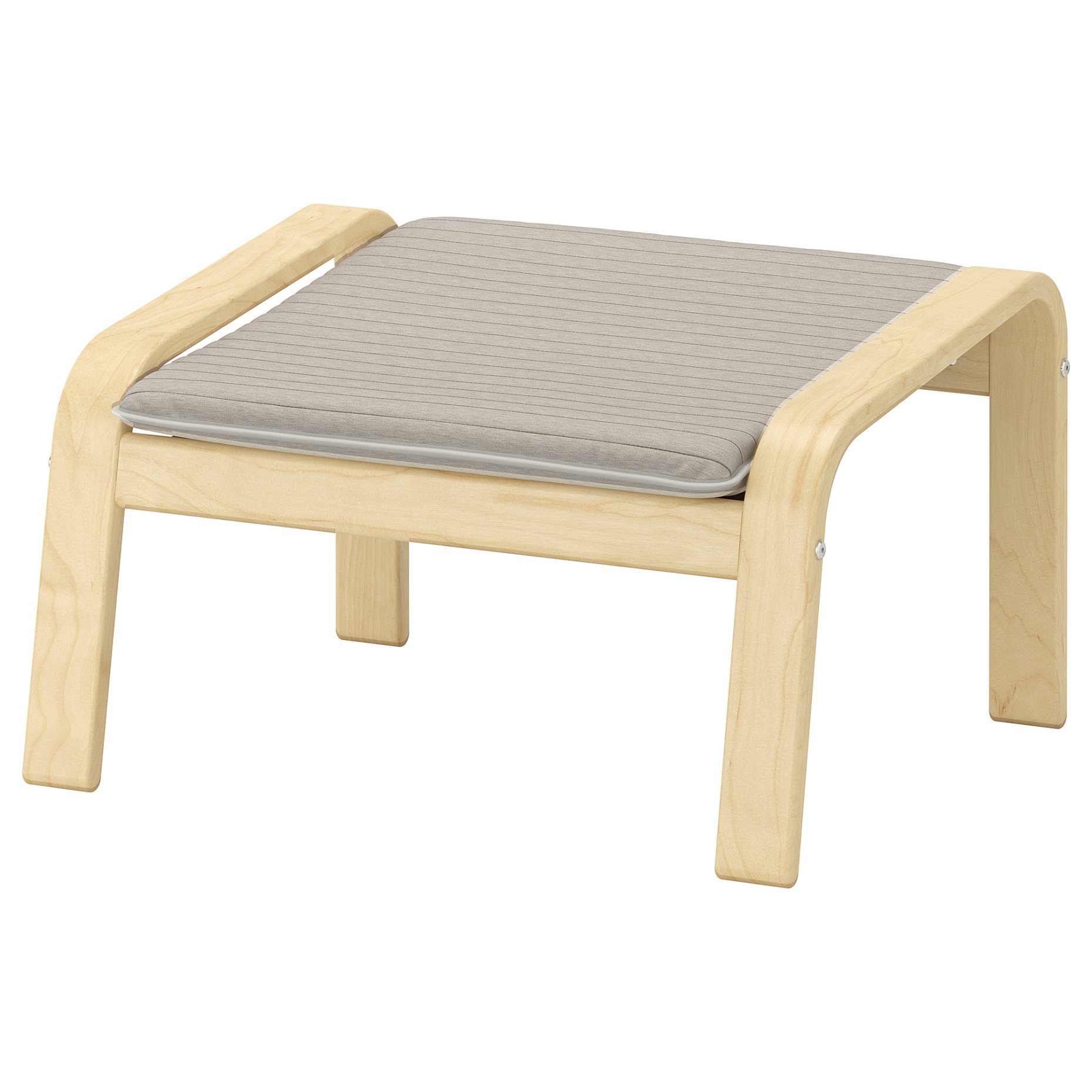 POÄNG, armchair and footstool, 694.842.36