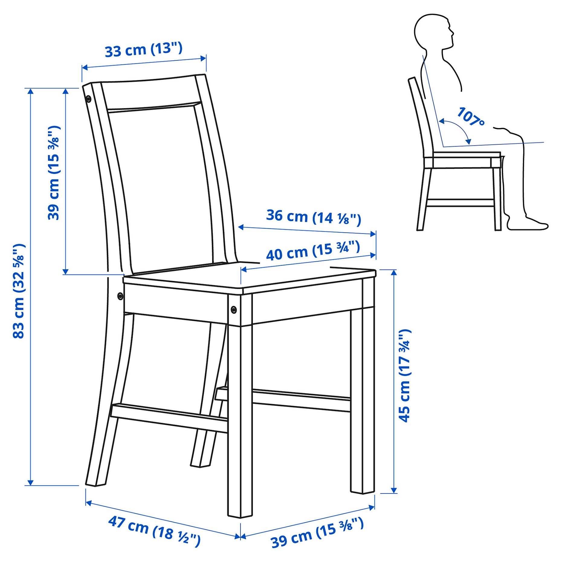 PINNTORP/PINNT, table and 2 chairs, 67/124 cm, 694.844.44