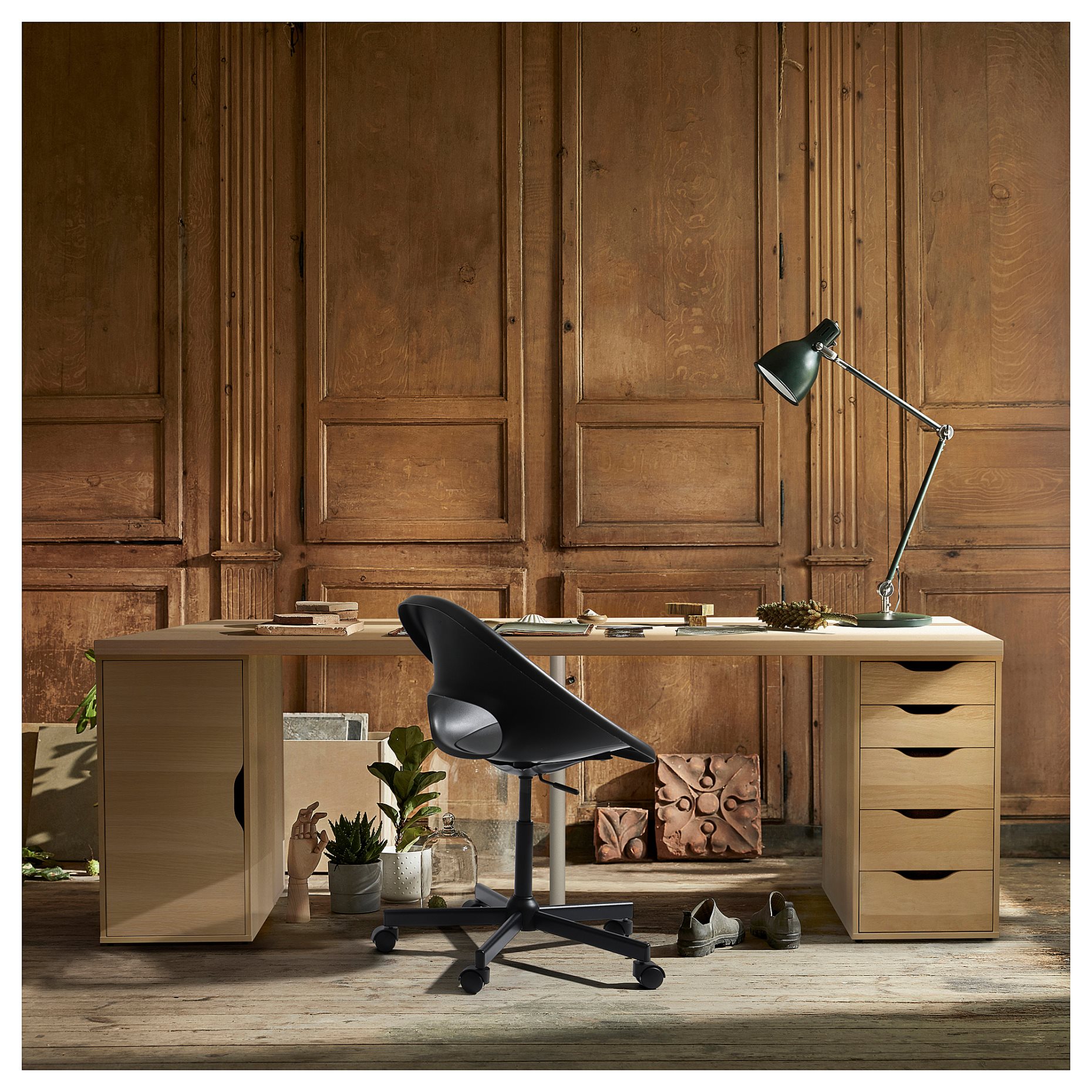 LAGKAPTEN/ALEX, desk, 200x60 cm, 695.217.00
