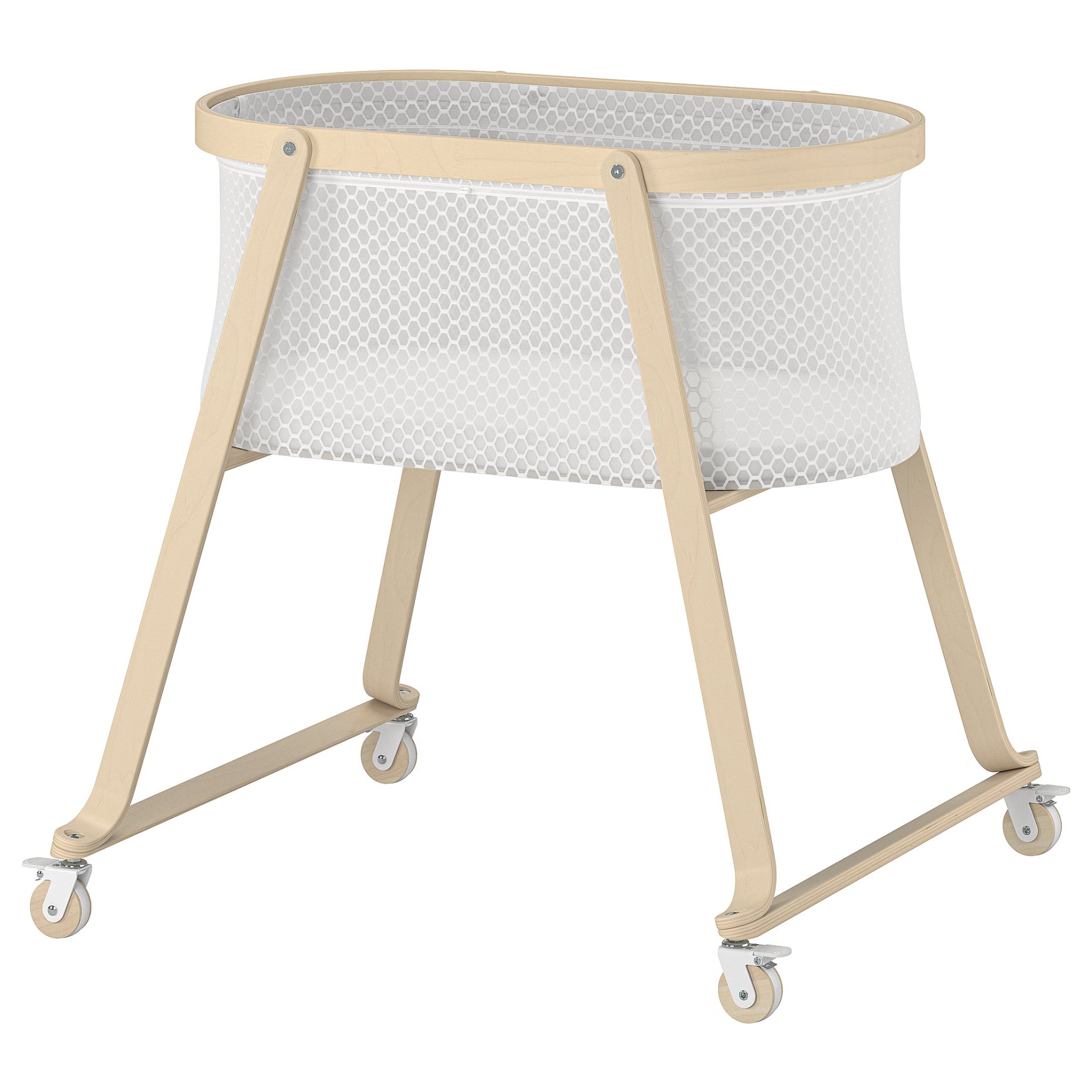 ALSKVARD, bassinet with mattress, 40x73 cm, 695.560.06