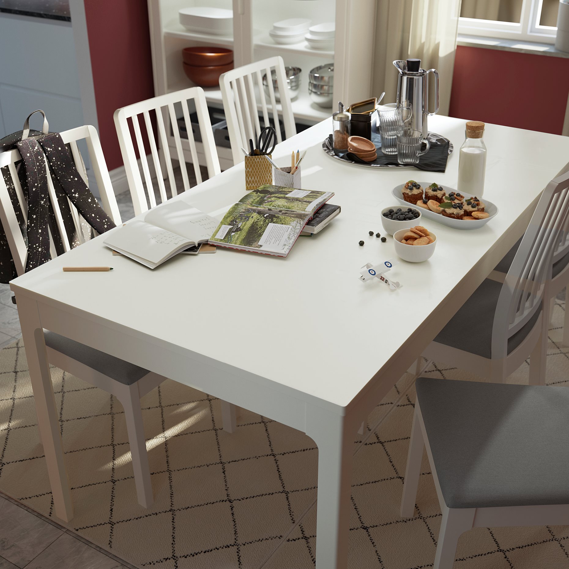 EKEDALEN, extendable table, 703.407.65