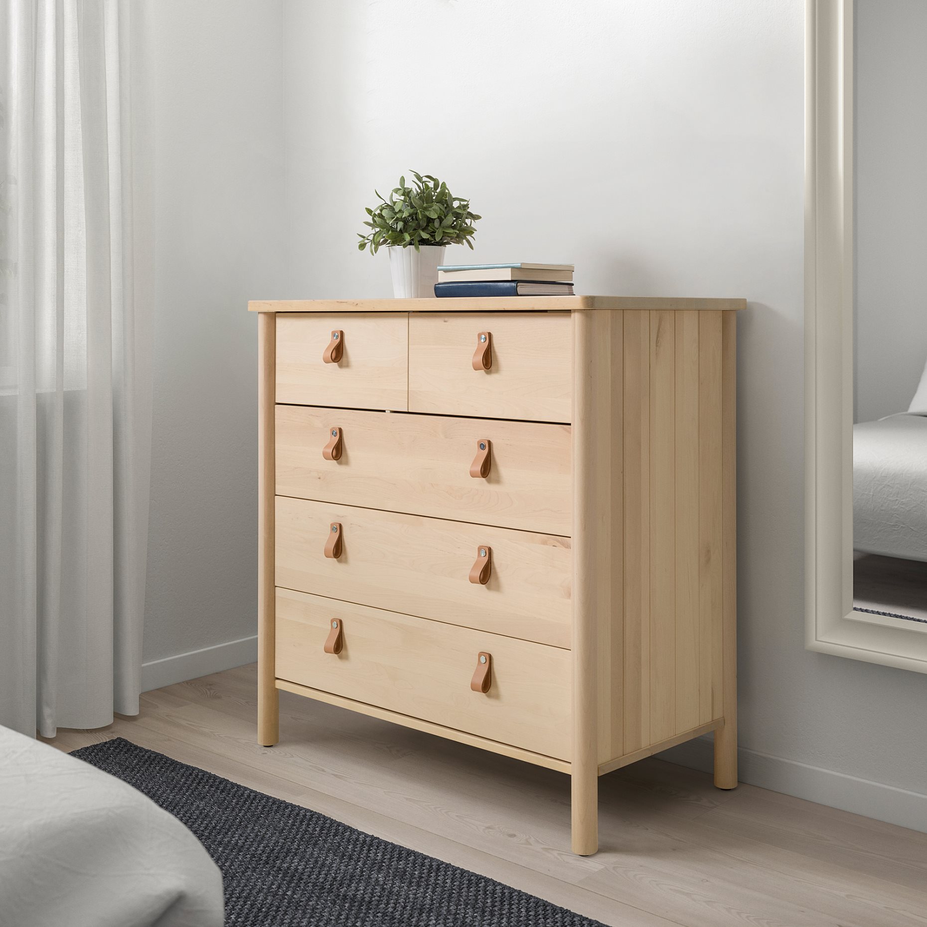 BJÖRKSNÄS, chest of 5 drawers, 704.072.99
