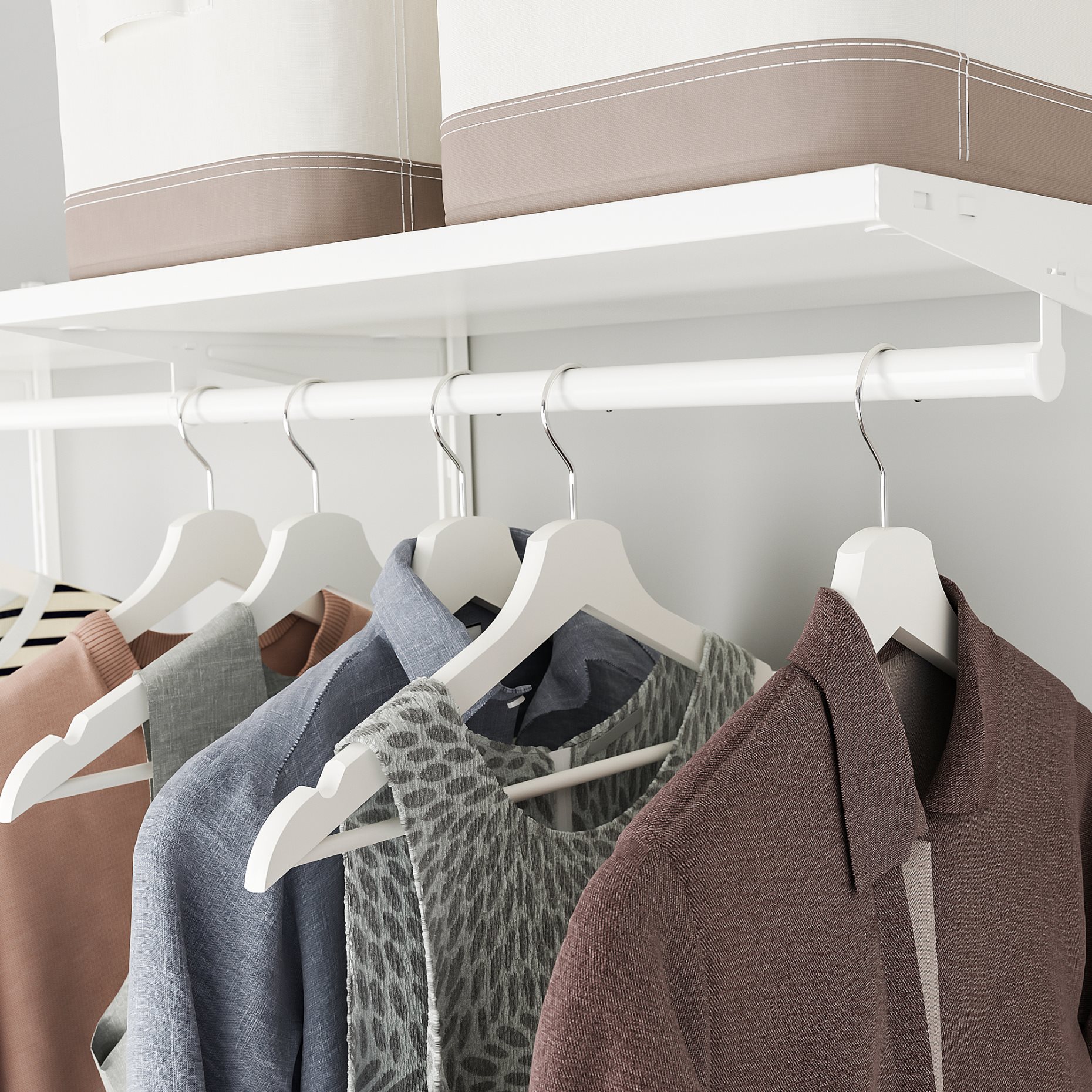 BOAXEL, clothes rail, 80 cm, 704.487.42