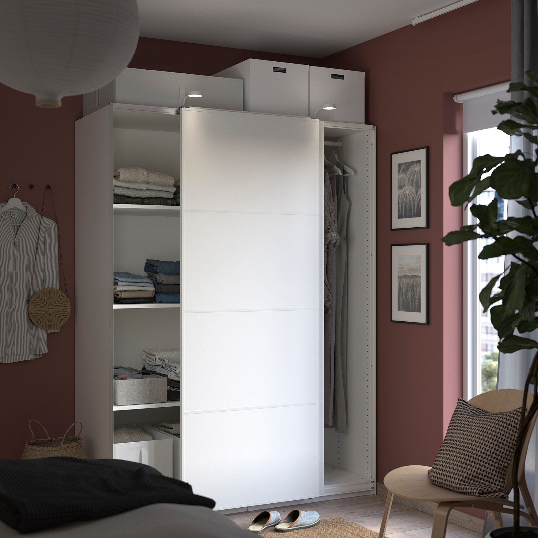 PAX, wardrobe frame, 100x58x201 cm, 704.582.03