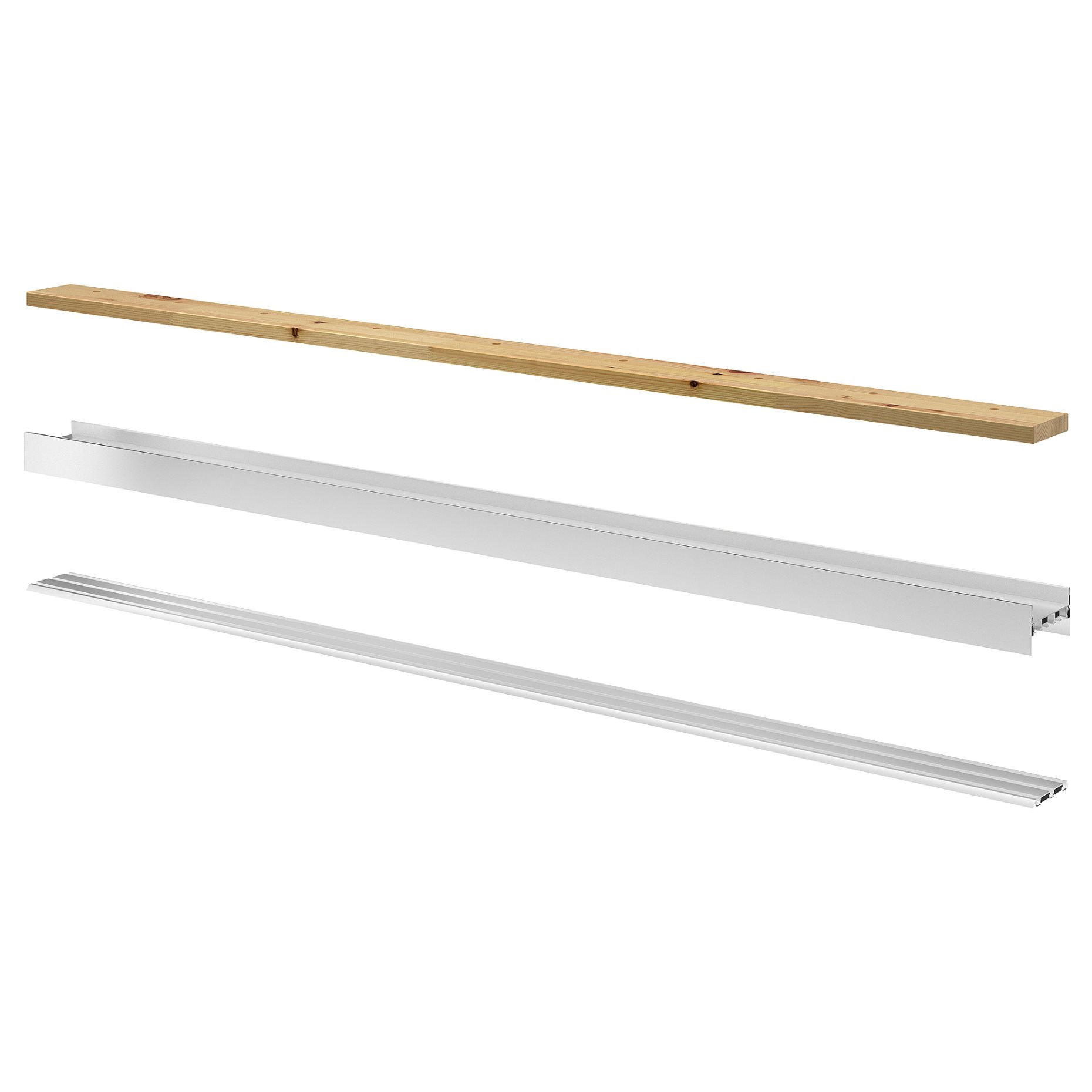 SKYTTA, rail for sliding door frame, 3 tracks, 704.670.85