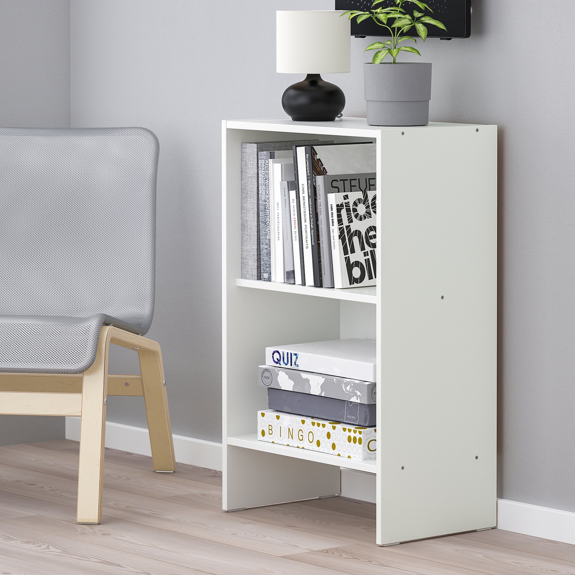 BAGGEBO, bookcase, 50x30x80 cm, 704.811.71