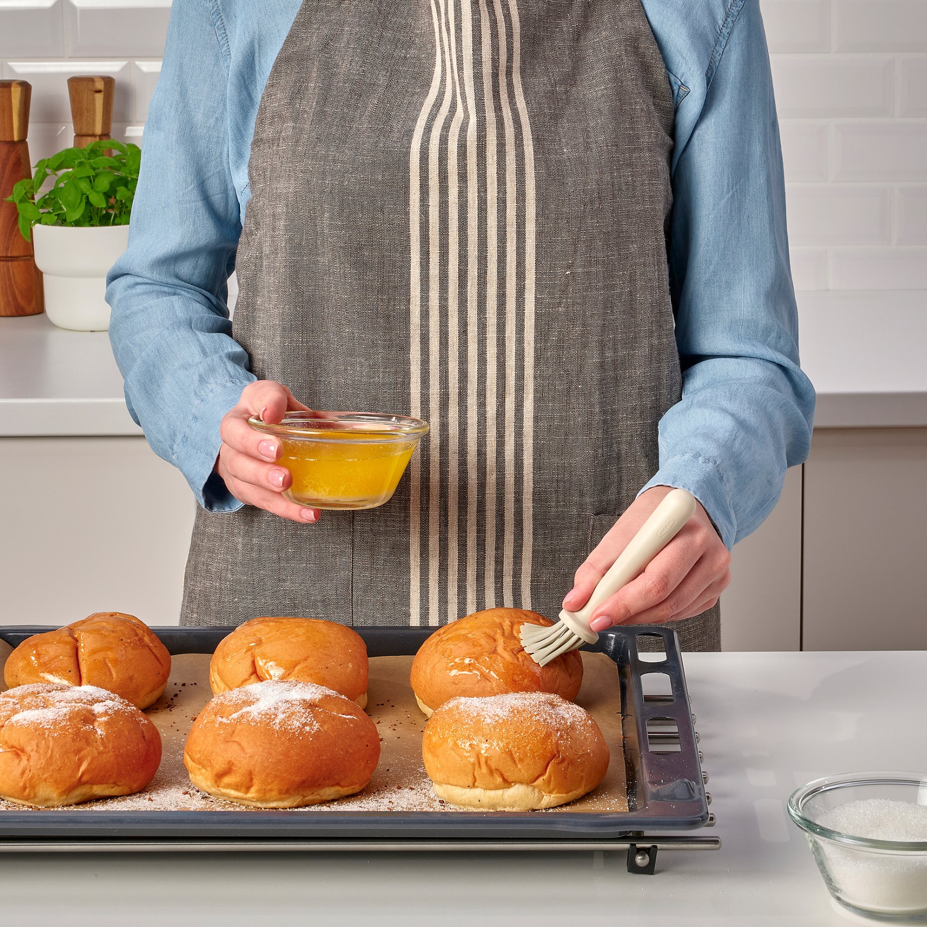 LÄTTBAKAD, pastry brush, 704.852.68