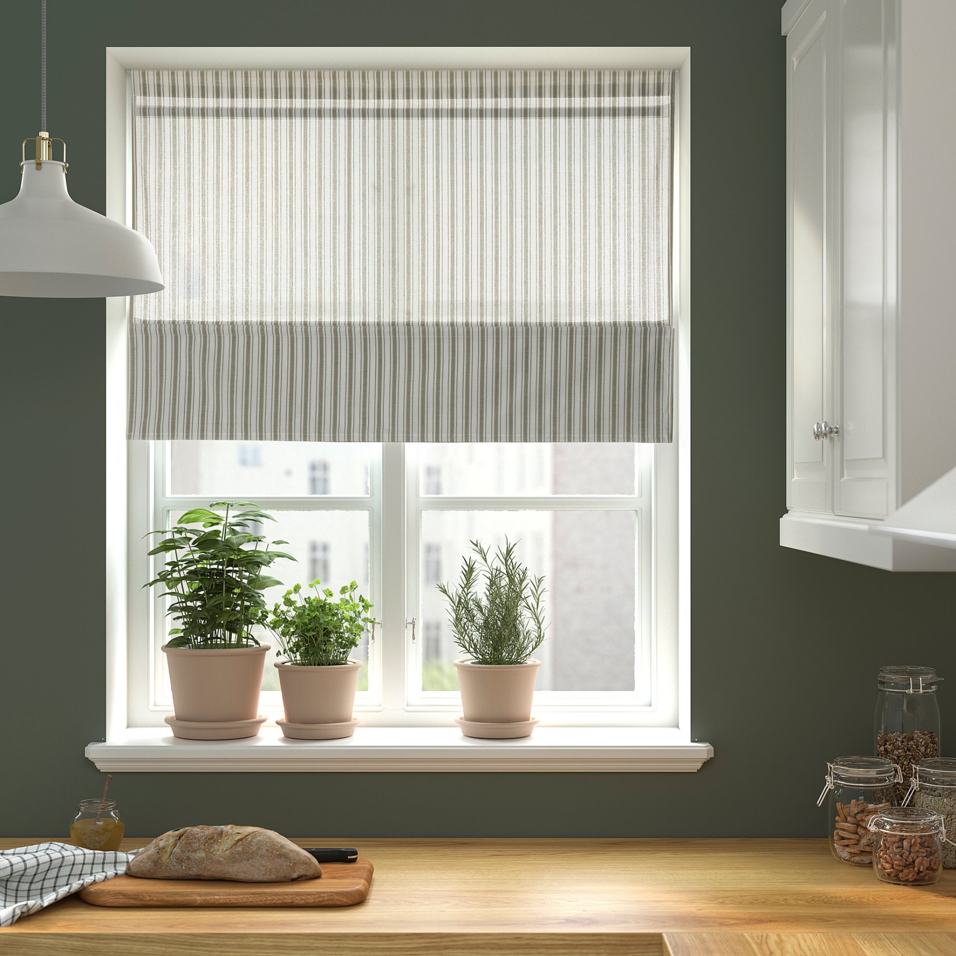 RINGBLOMMA, Roman blind, 120x160 cm, 704.910.66