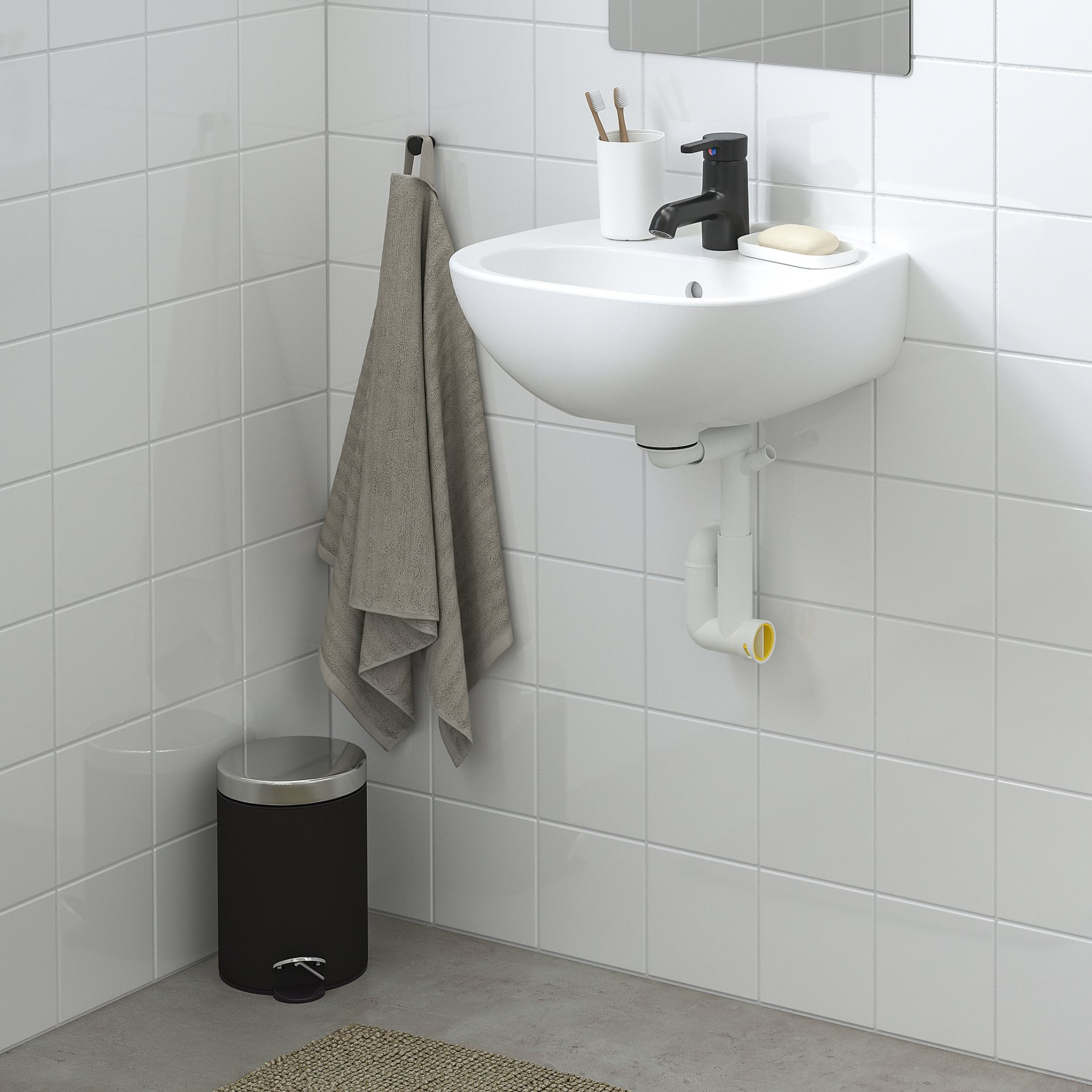 SKATSJÖN, single wash-basin, 45x35 cm, 705.042.57