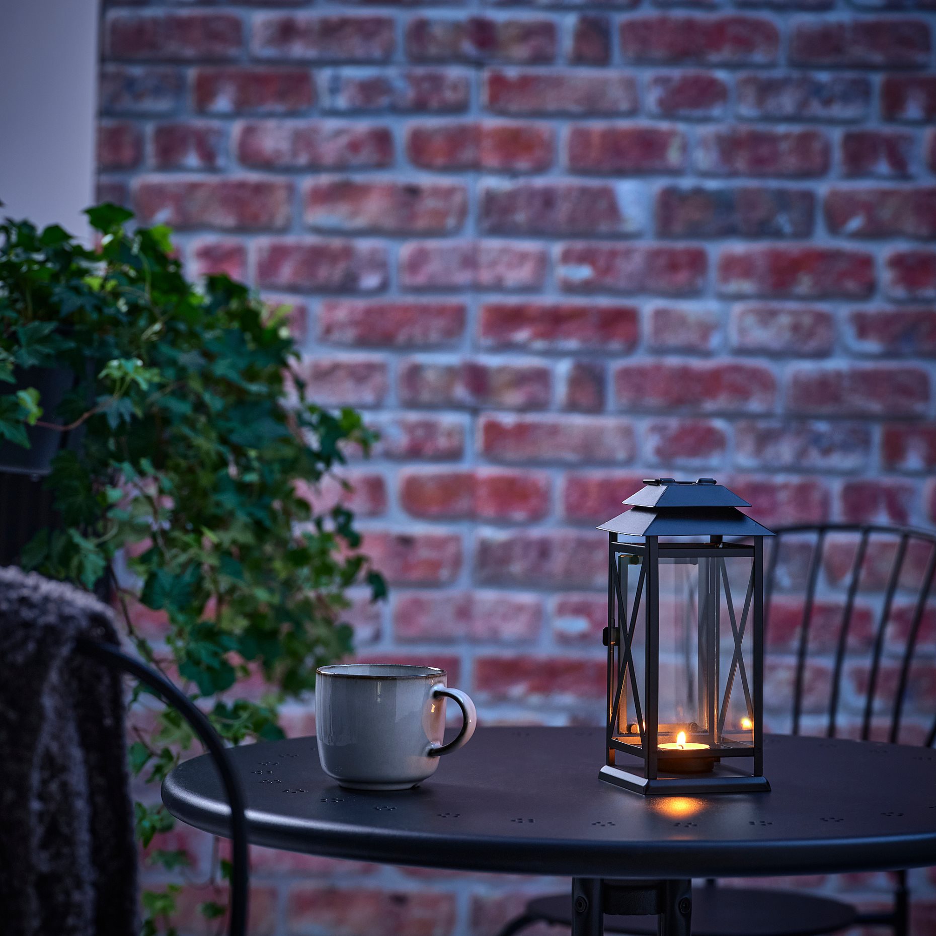 BEFÄSTA, lantern for tealight in/outdoor, 22 cm, 705.480.96
