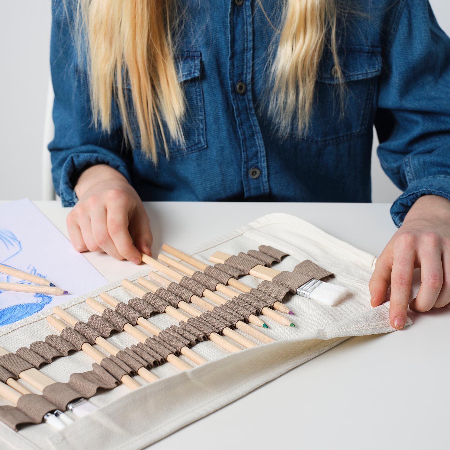 SOLFÅGEL, roll-up pencil case, 705.563.45