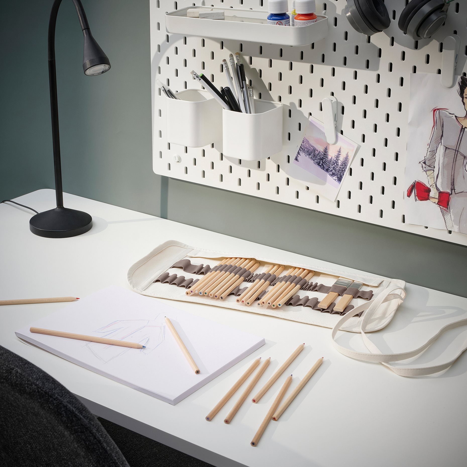 SOLFÅGEL, roll-up pencil case, 705.563.45