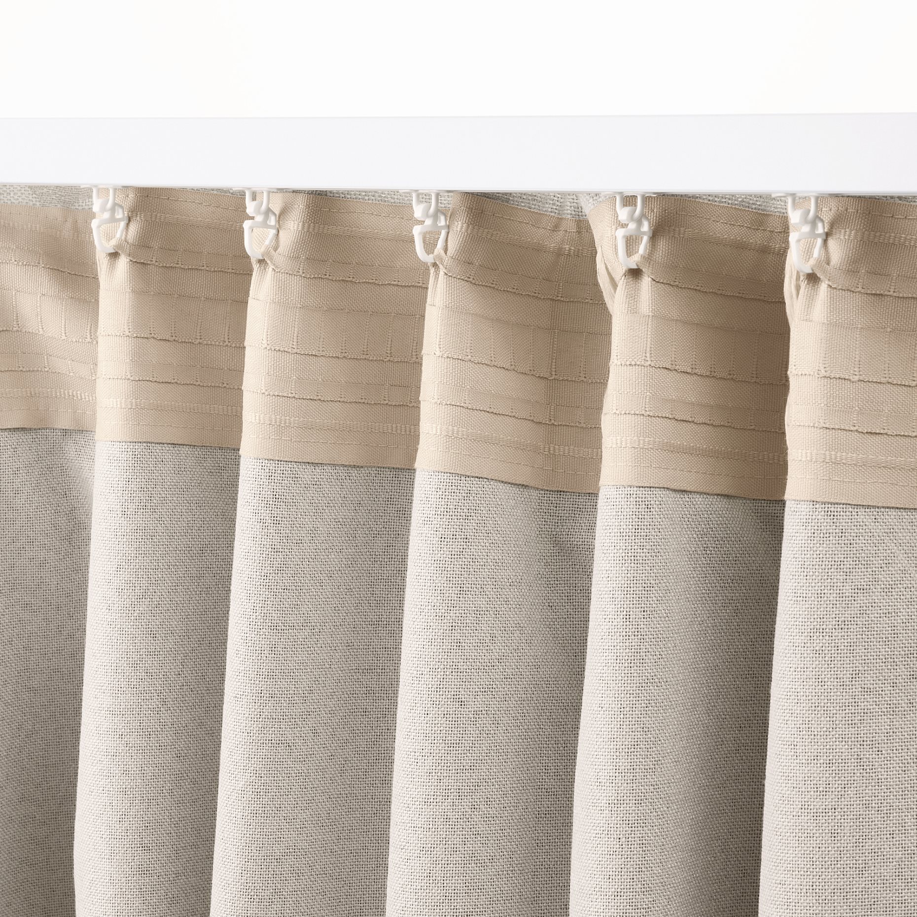 LÖNNSTÄVMAL, block-out curtains 1 pair, 145x300 cm, 705.563.74